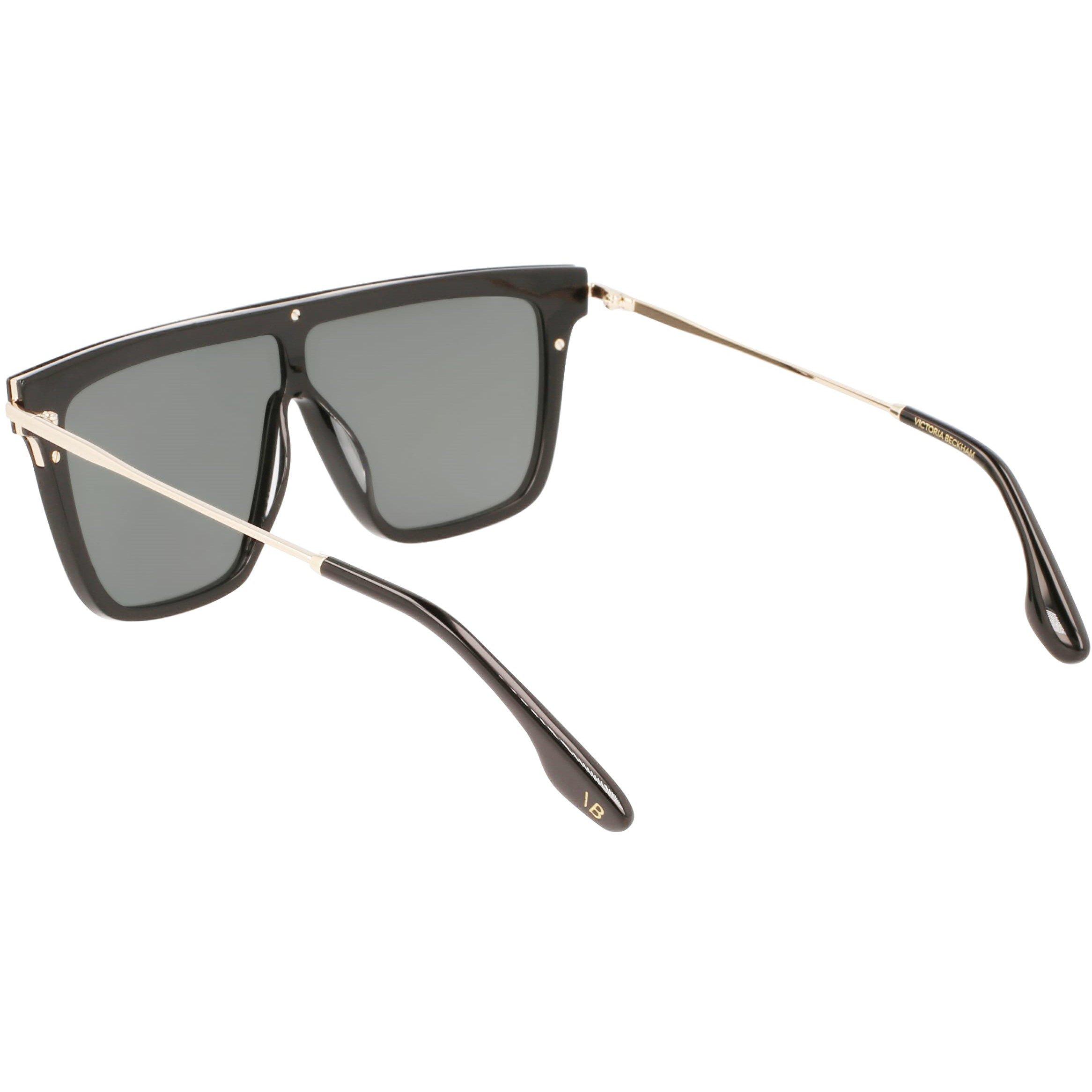 Black - Victoria Beckham - Women's VB650S Shield Sunglasses - 4