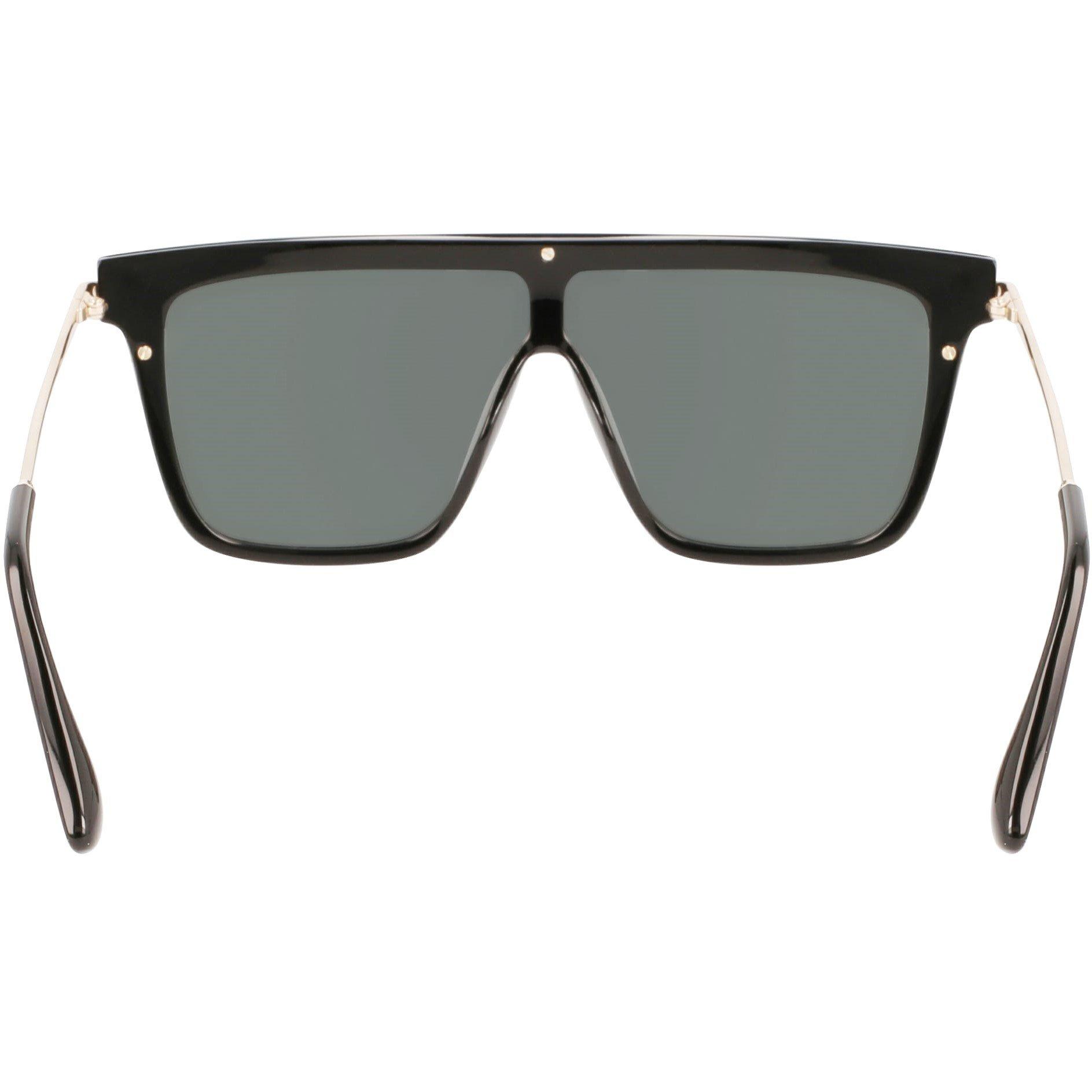 Black - Victoria Beckham - Women's VB650S Shield Sunglasses - 5