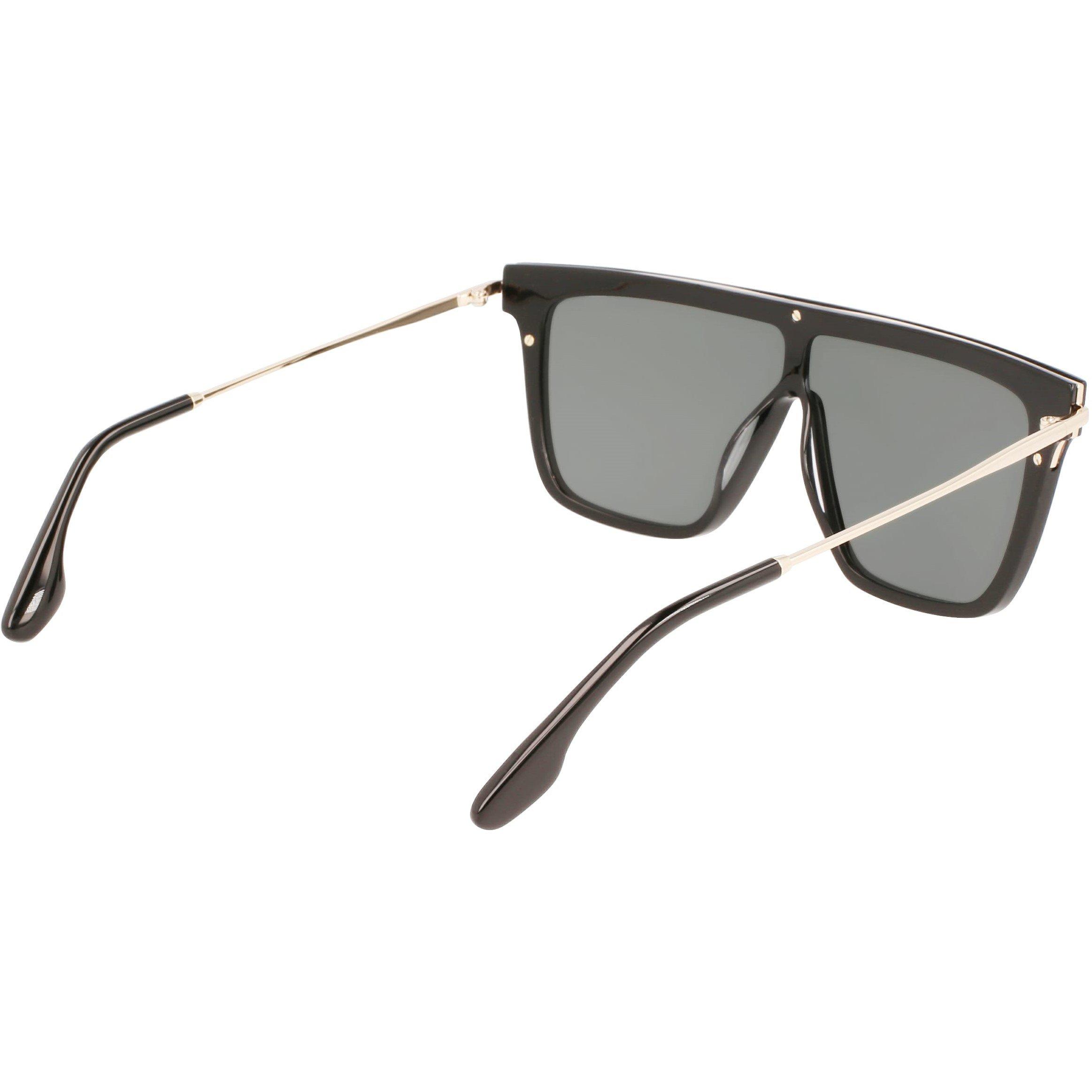 Black - Victoria Beckham - Women's VB650S Shield Sunglasses - 6