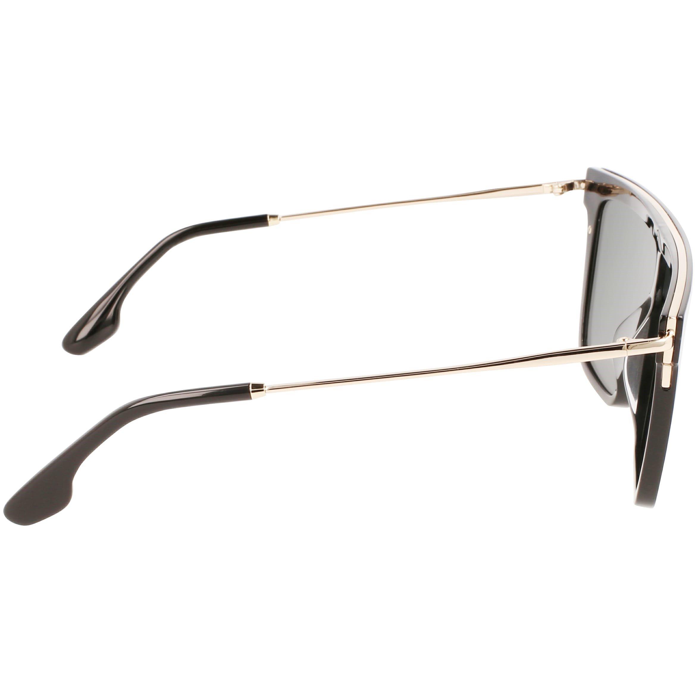 Black - Victoria Beckham - Women's VB650S Shield Sunglasses - 7