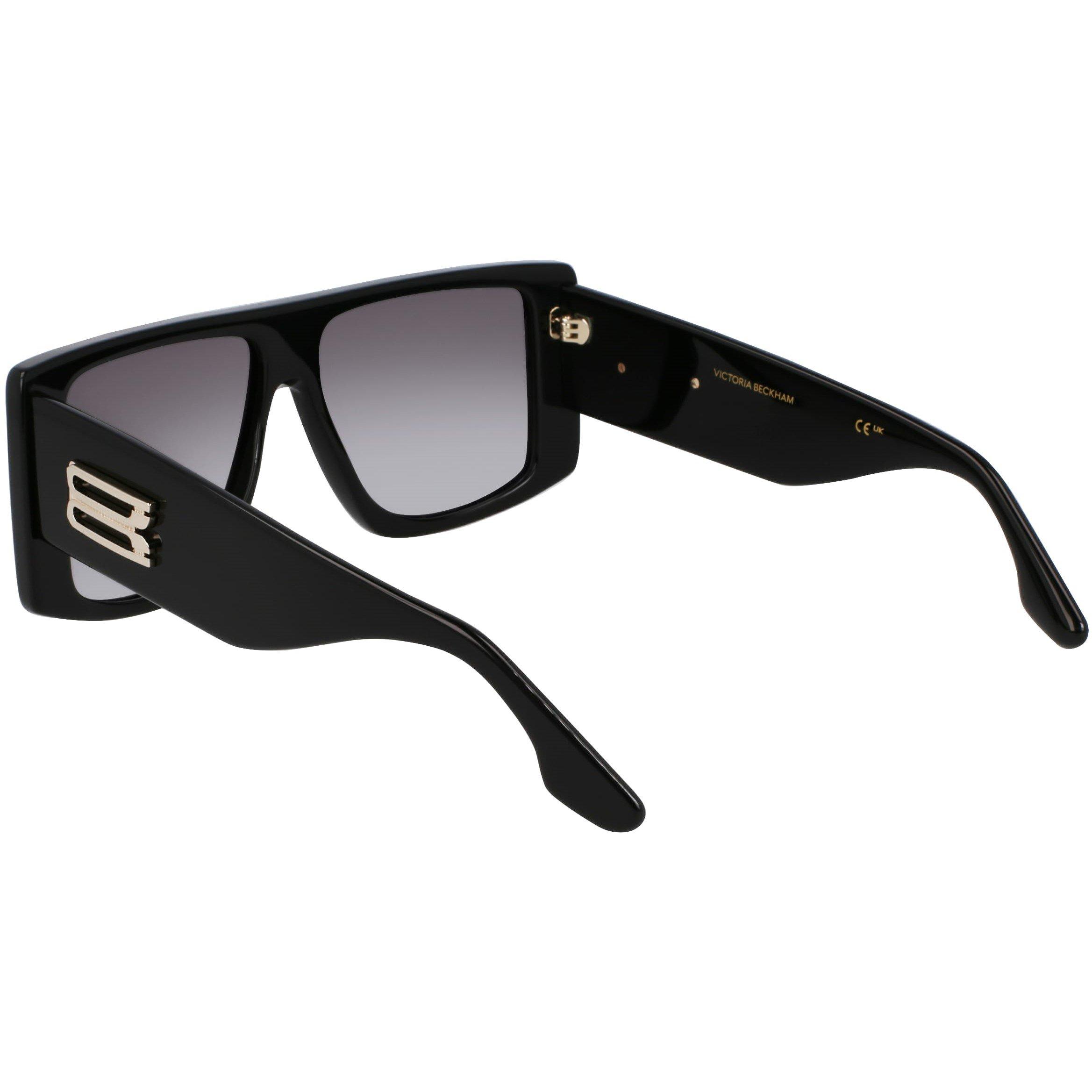 Victoria Beckham Blue Temple Black Shield Sunglasses Victoria Beckham VB682S Sunglasses main image 2