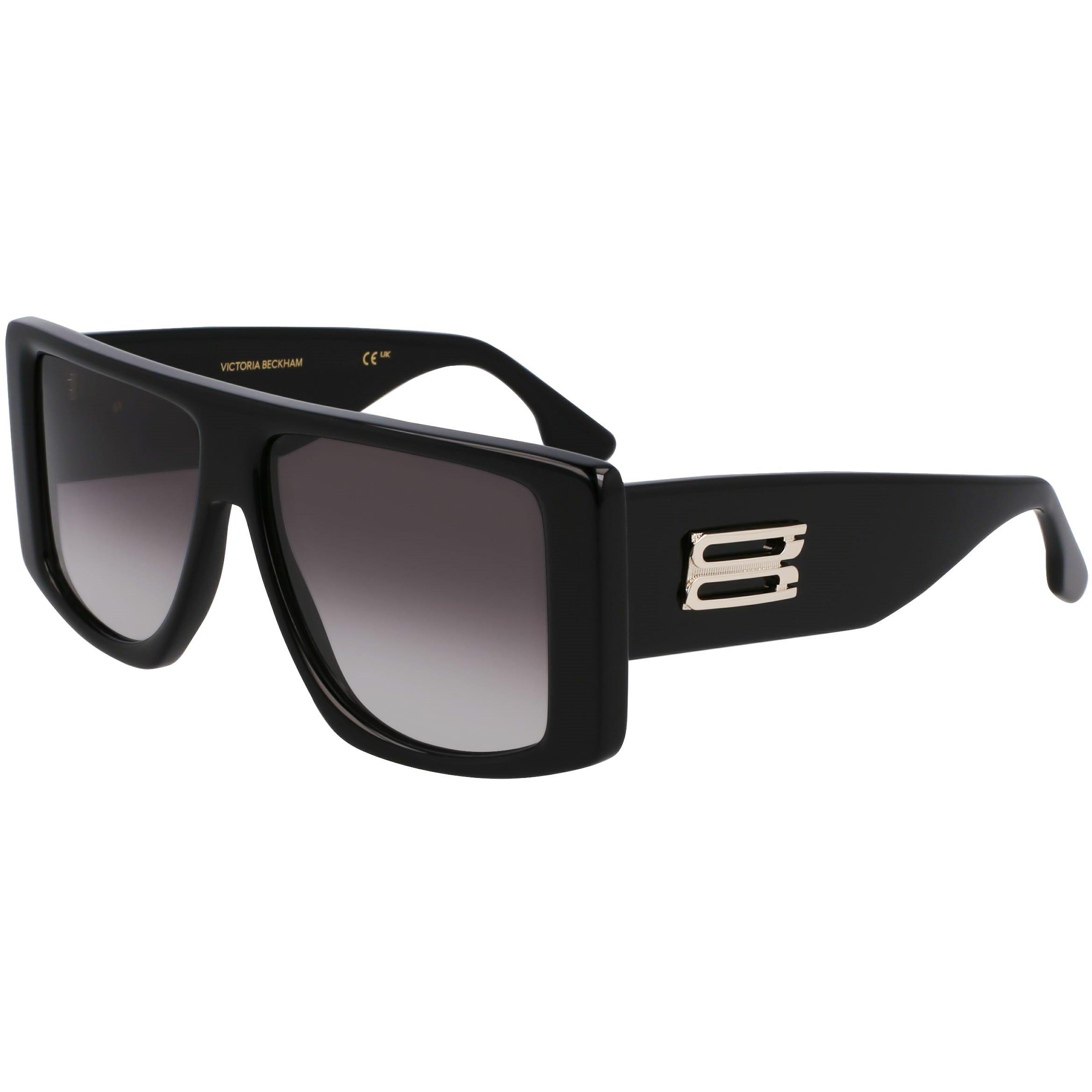 Black - Victoria Beckham - Women's Shield Sunglasses - 9