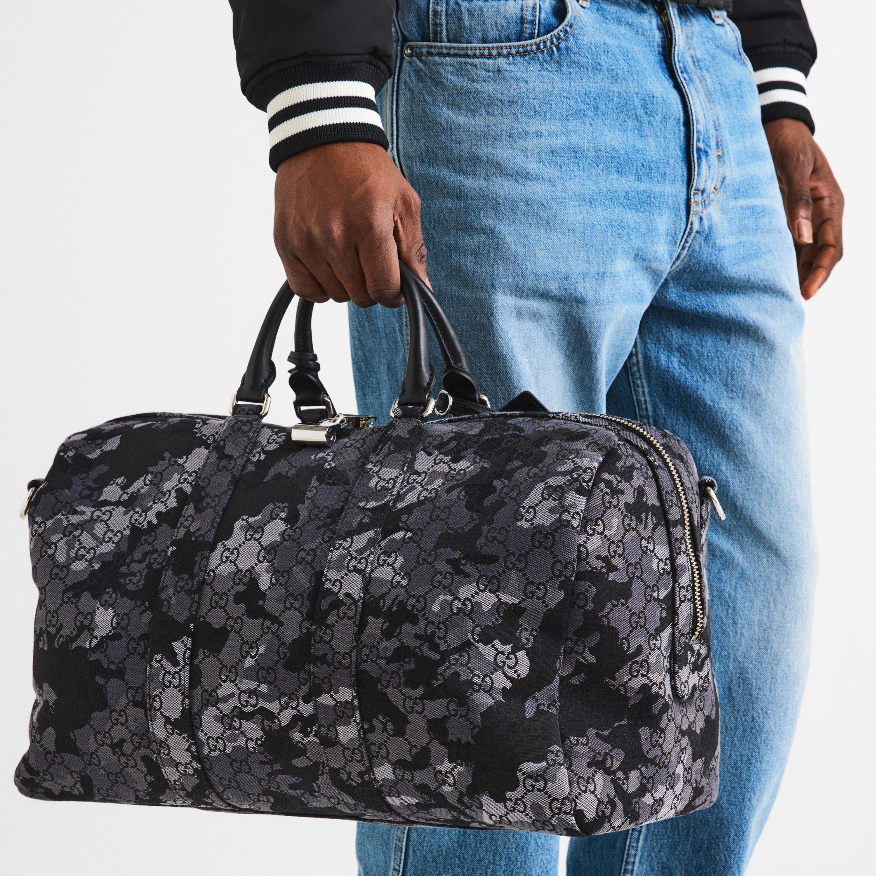 Grey / Black - Gucci - Men's Holdall - 3