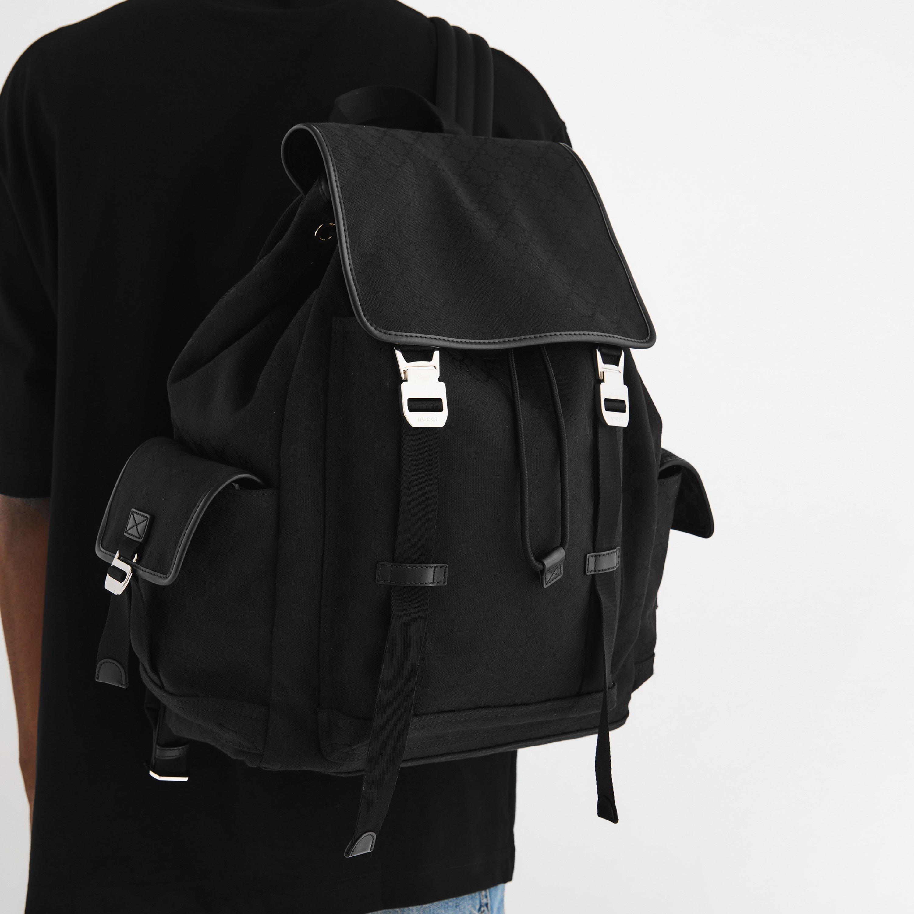 Black - Gucci - Men's Backpack - 3