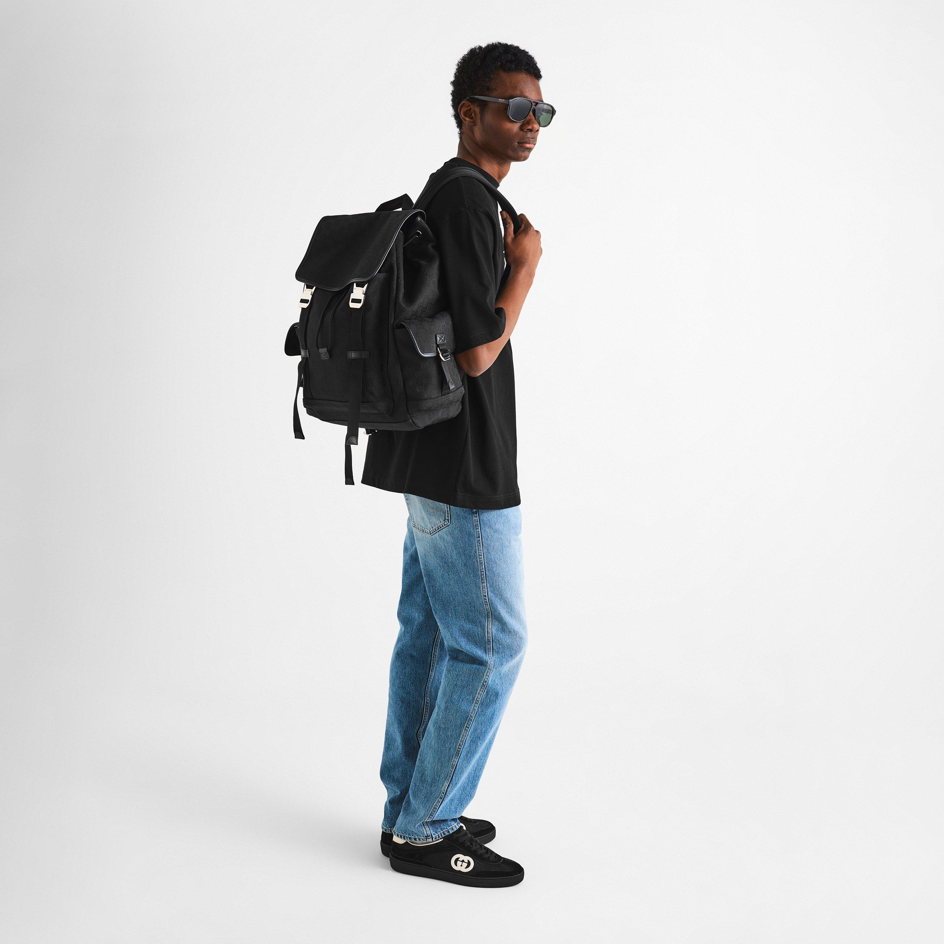 Black - Gucci - Men's Backpack - 6