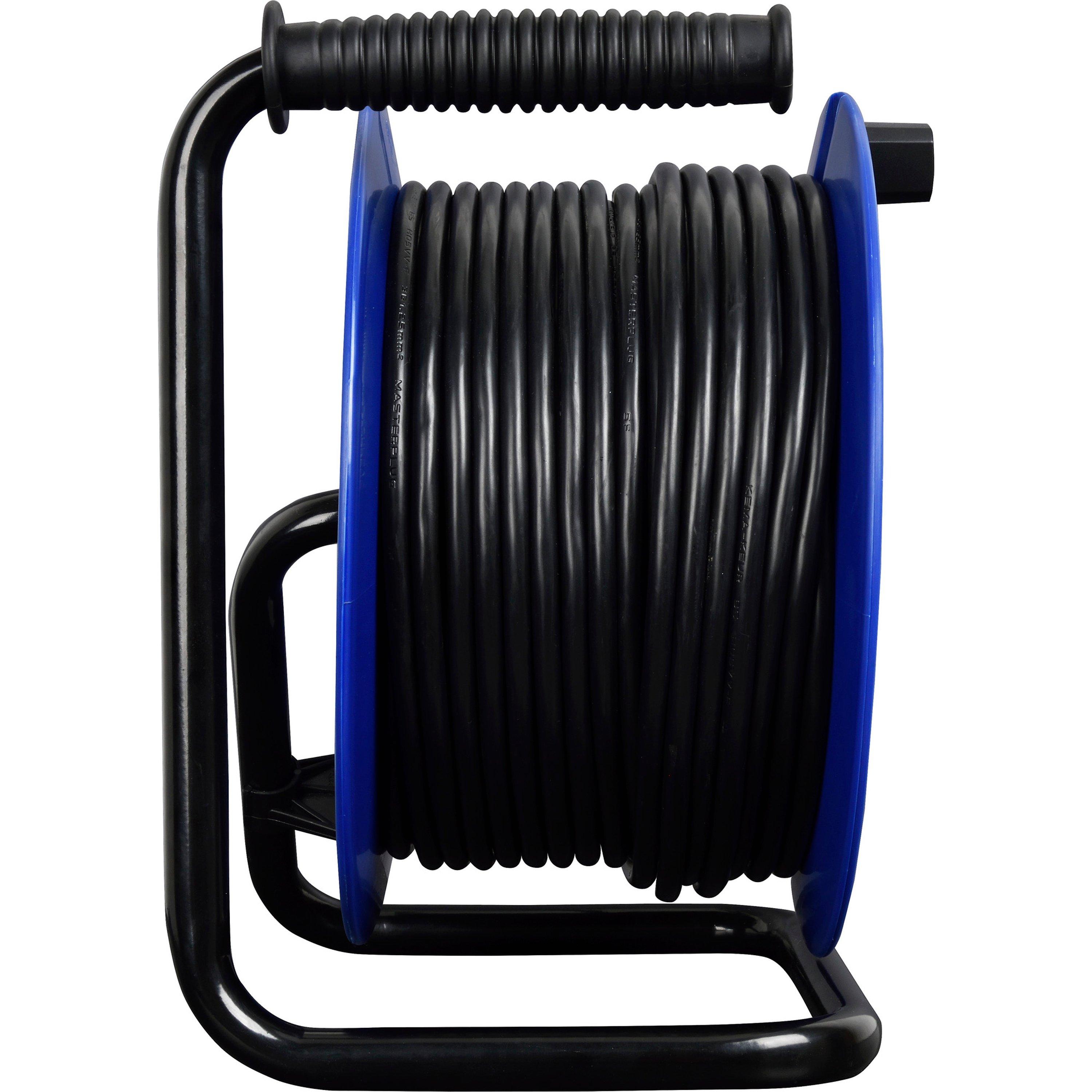 Blue - Masterplug - MASTERPLUG 4 SOCKET 50M 13 AMP HEAVY DUTY OPEN REE - 6