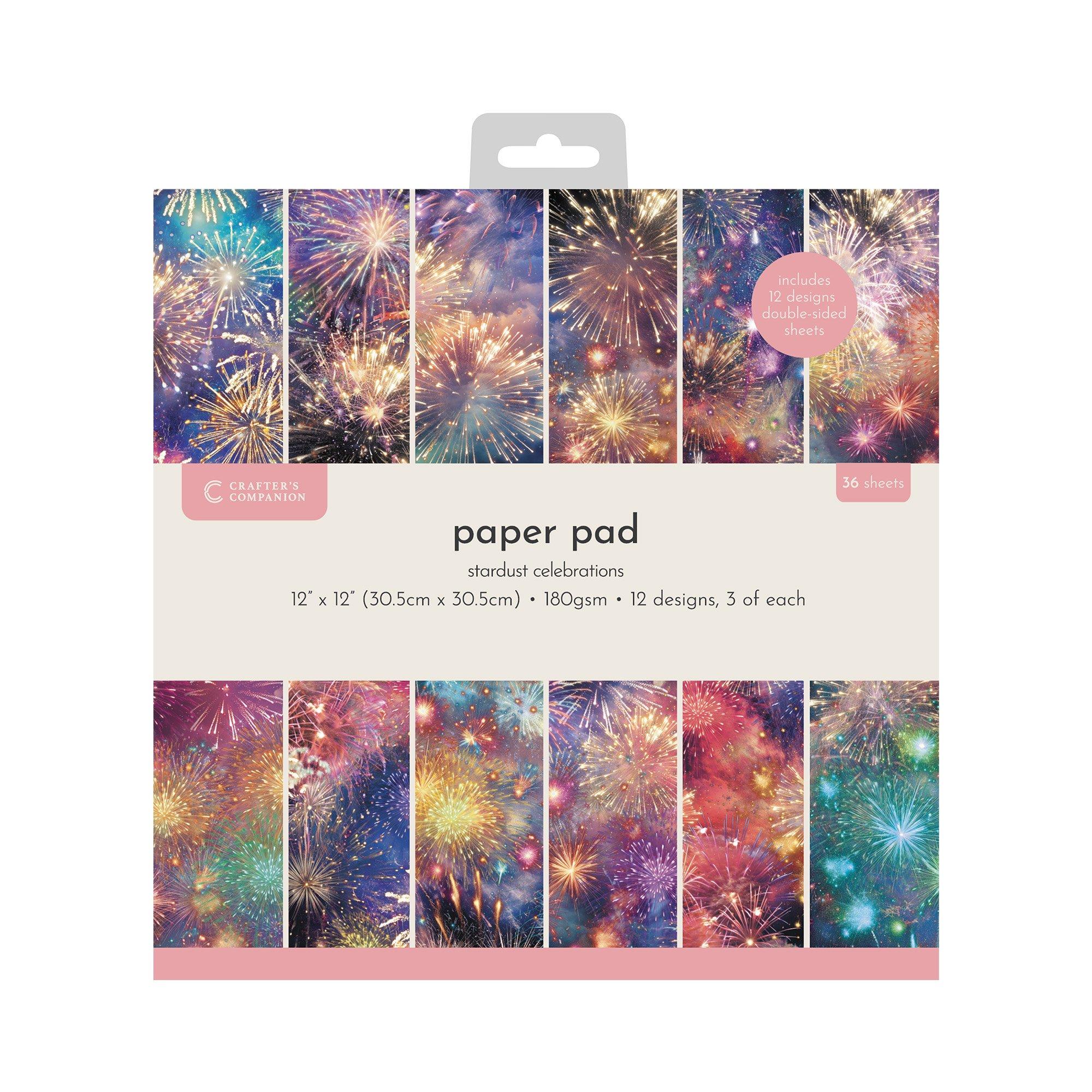 Multi - Crafters Companion - Stardust Celebrations Paper Pad - 1