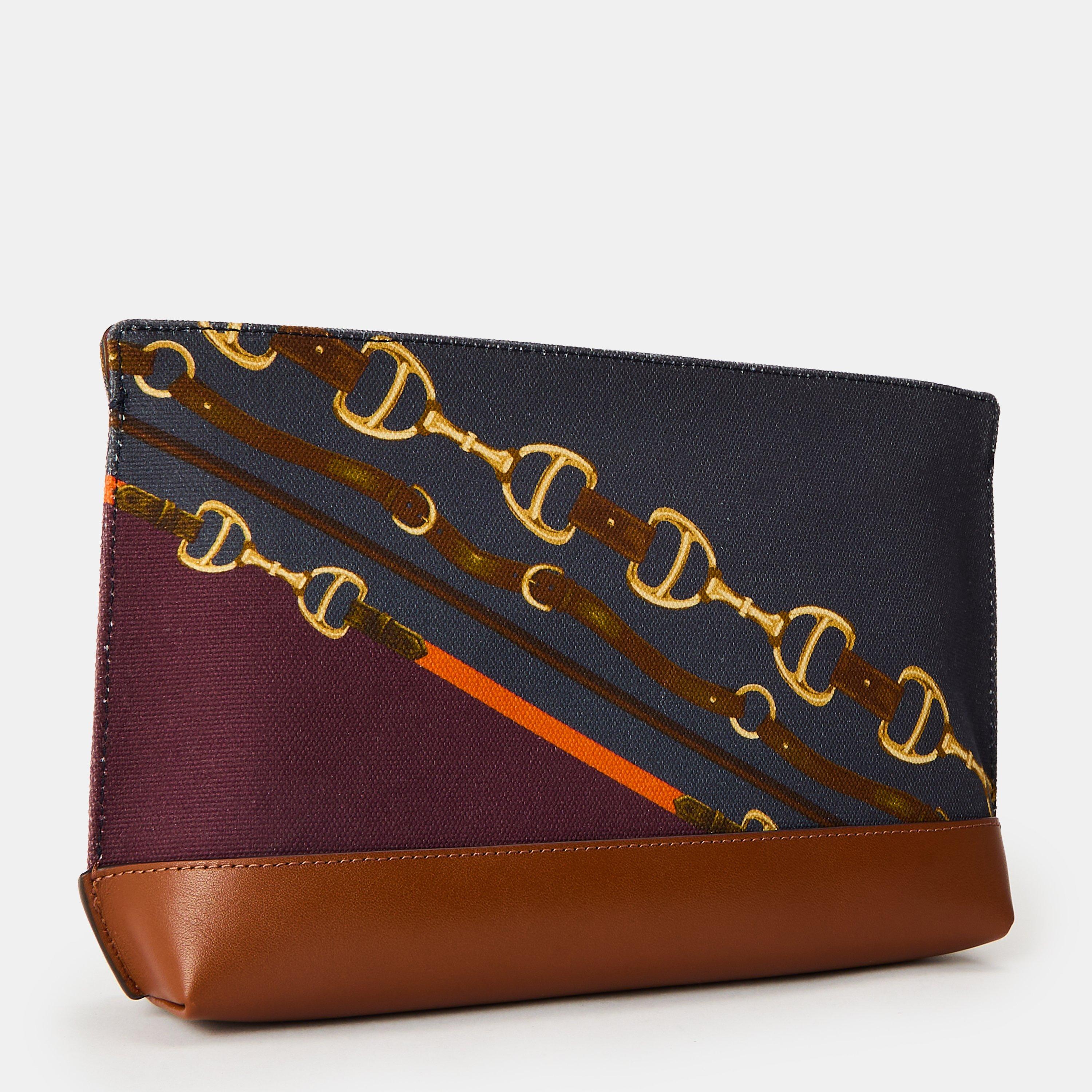 Blue - Lauren by Ralph Lauren - Women's Real Leather Pouch - 2