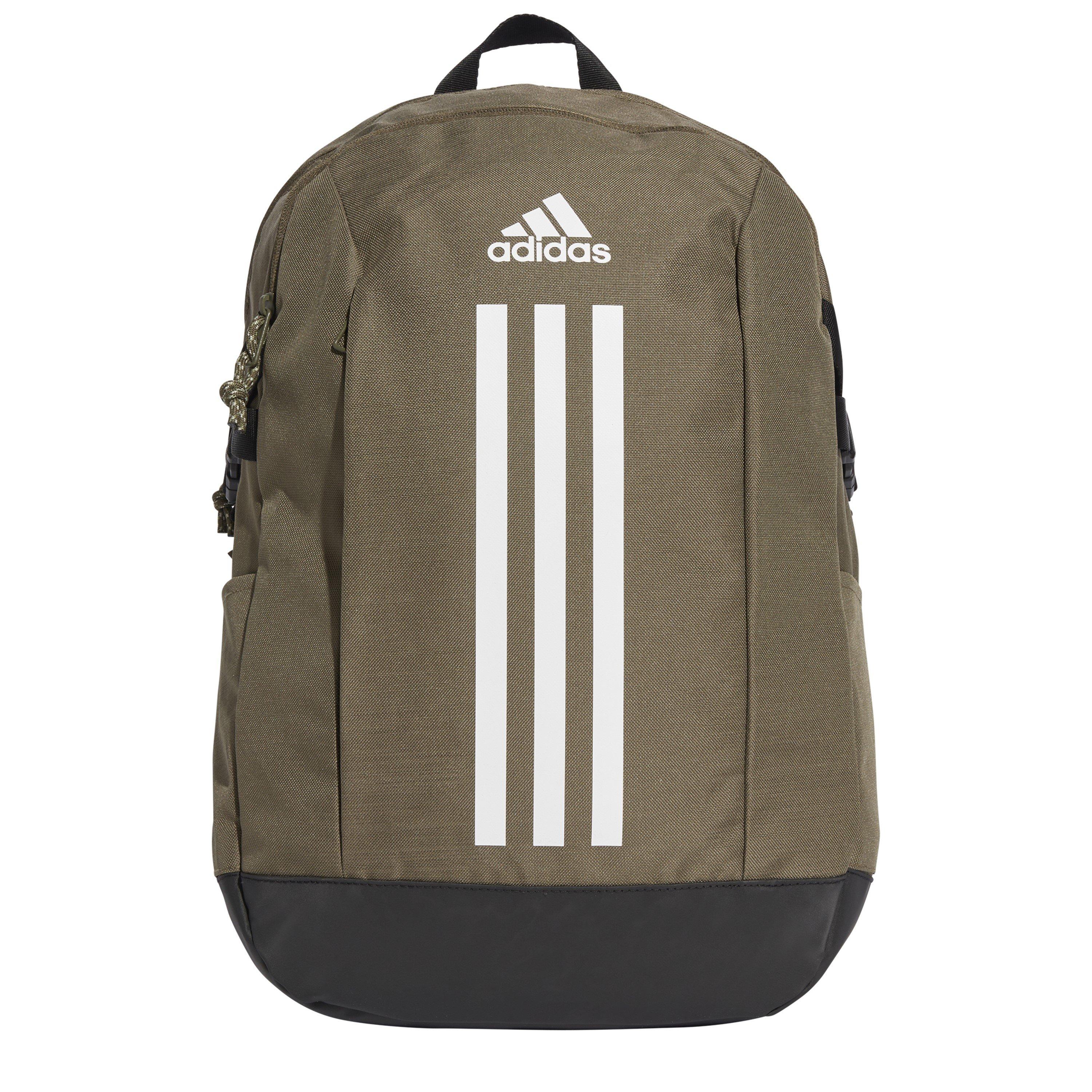 Olive/White - adidas - Power Backpack - 1