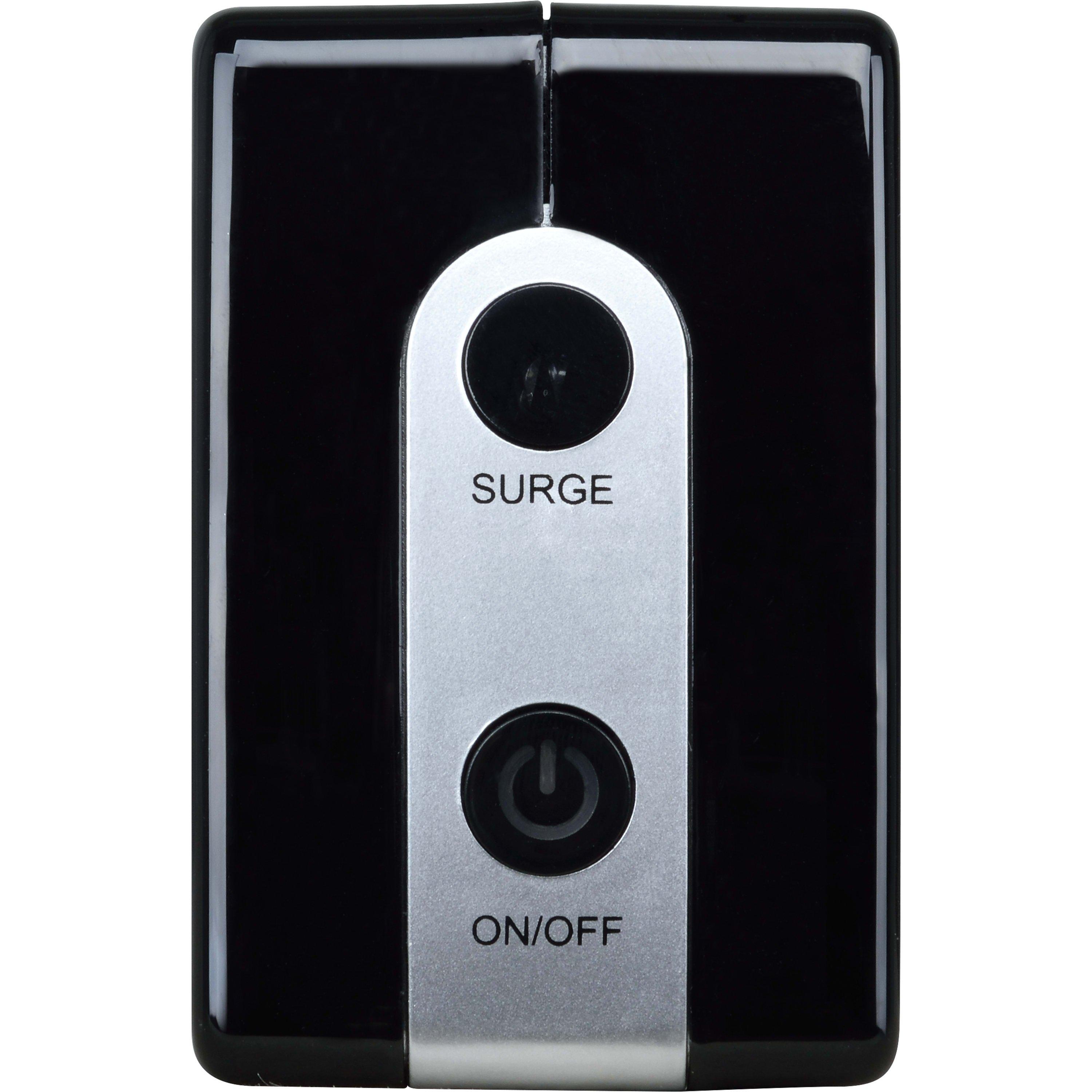 Gloss Black - Masterplug - Masterplug 8 Socket 2m Switched Extension Tower - 8