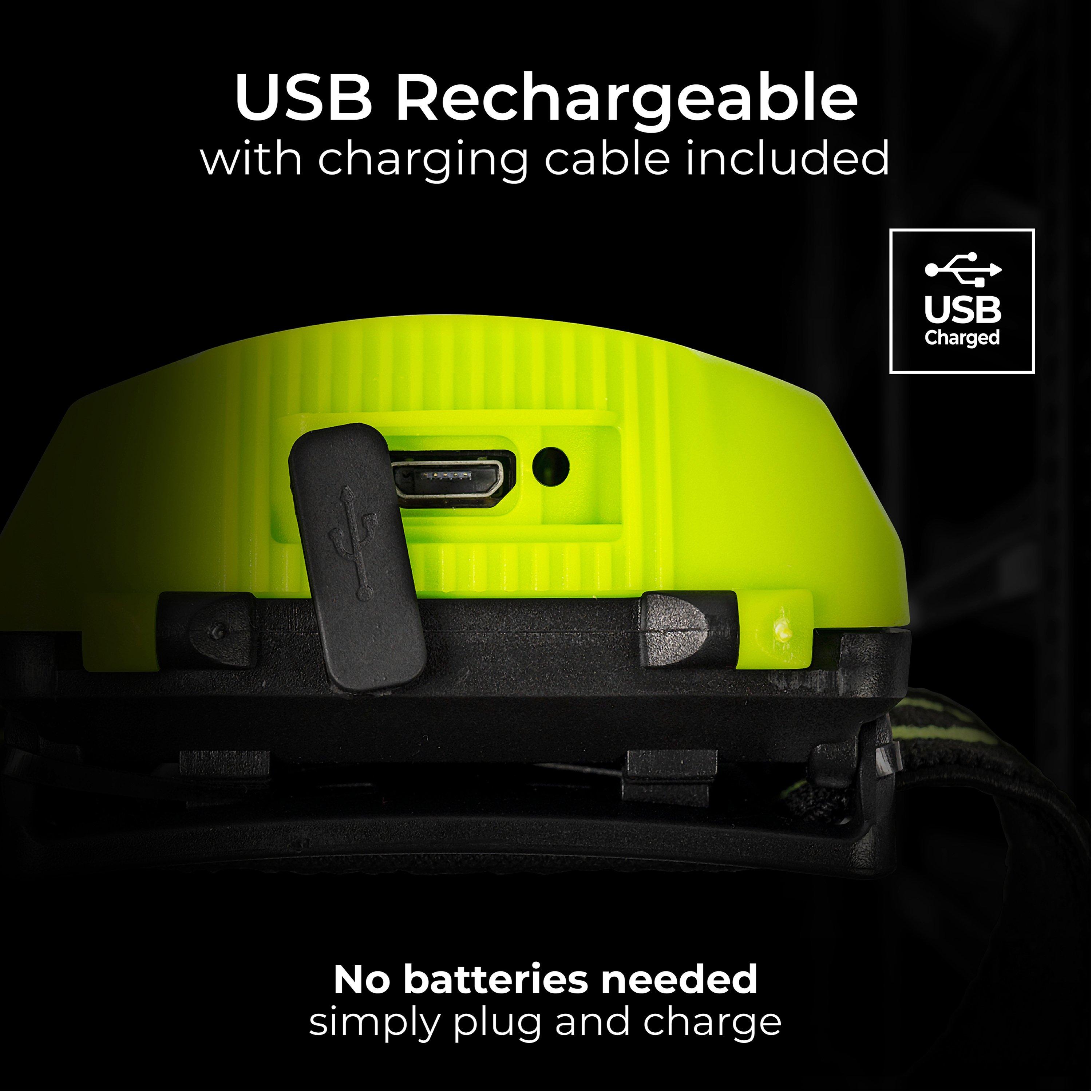 Green And Black - Luceco - Luceco Inspection Head Torch Motion Sensor - 5