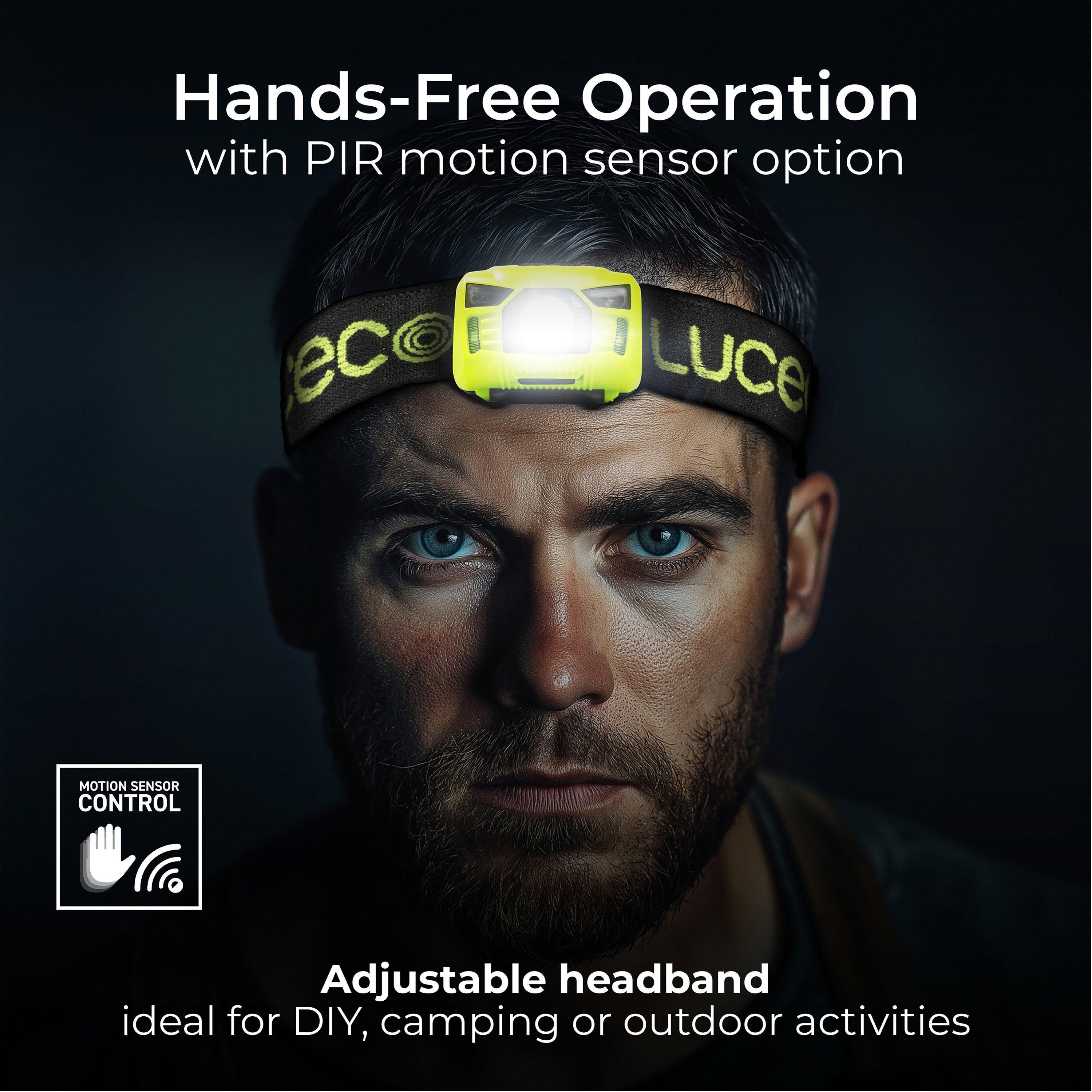 Green And Black - Luceco - Luceco Inspection Head Torch Motion Sensor - 7