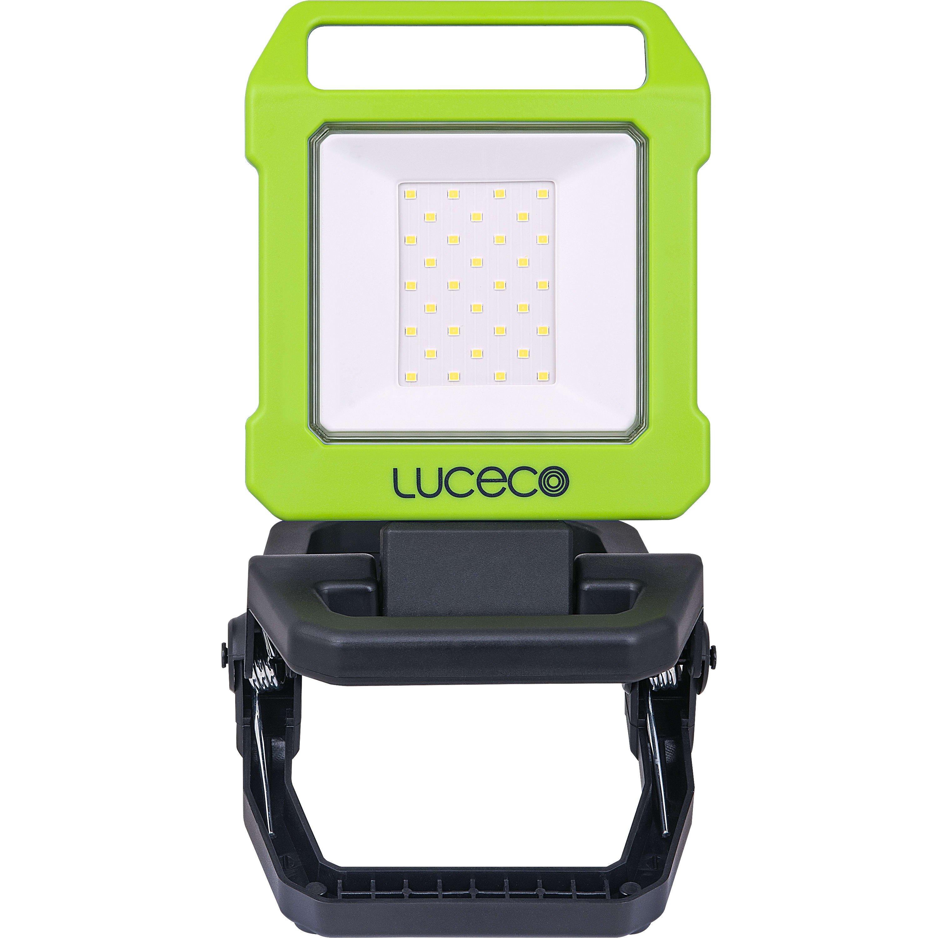 Green And Black - Luceco - Luceco Folding Clamp Worklight USB Rechargeable - 4
