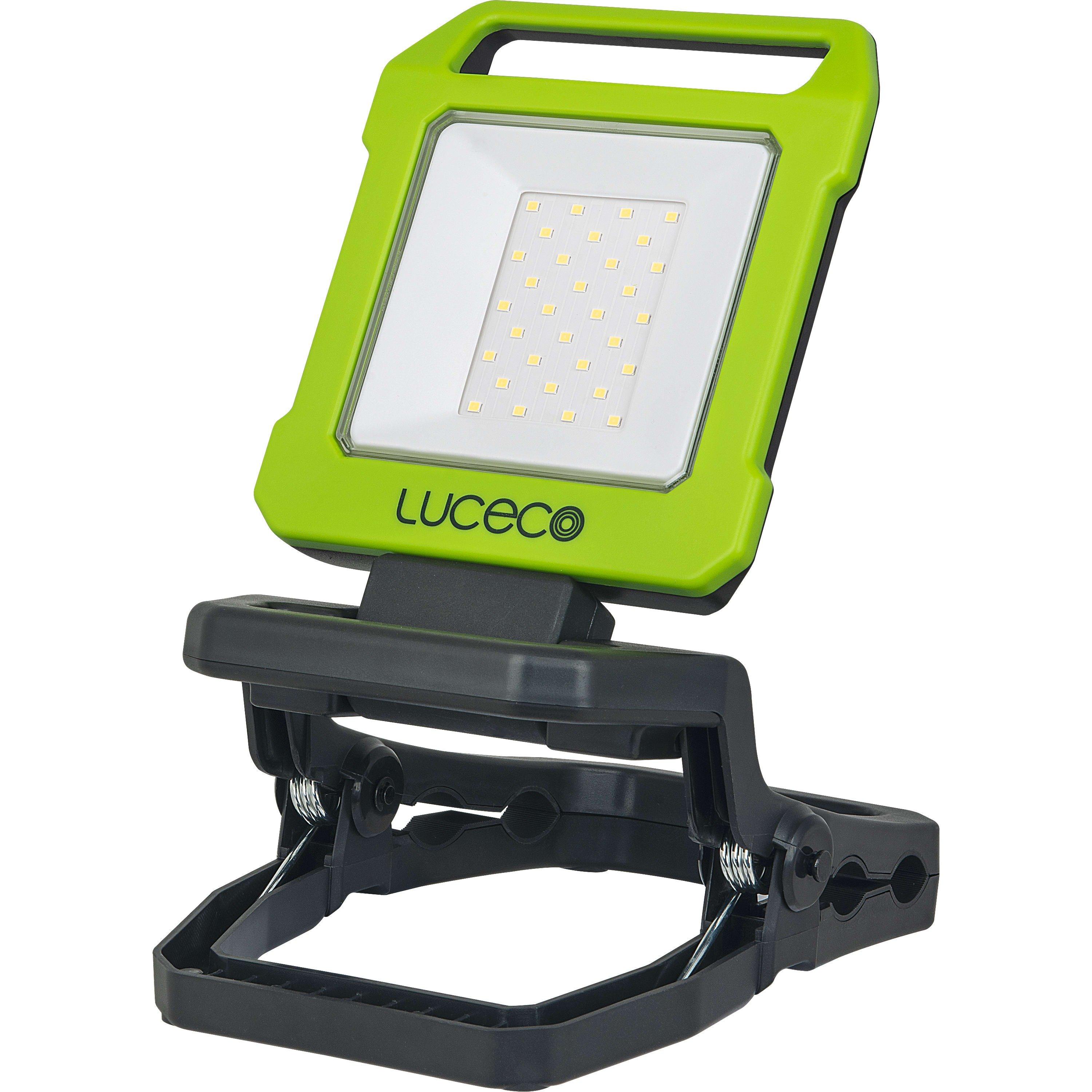 Green And Black - Luceco - Luceco Folding Clamp Worklight USB Rechargeable - 5
