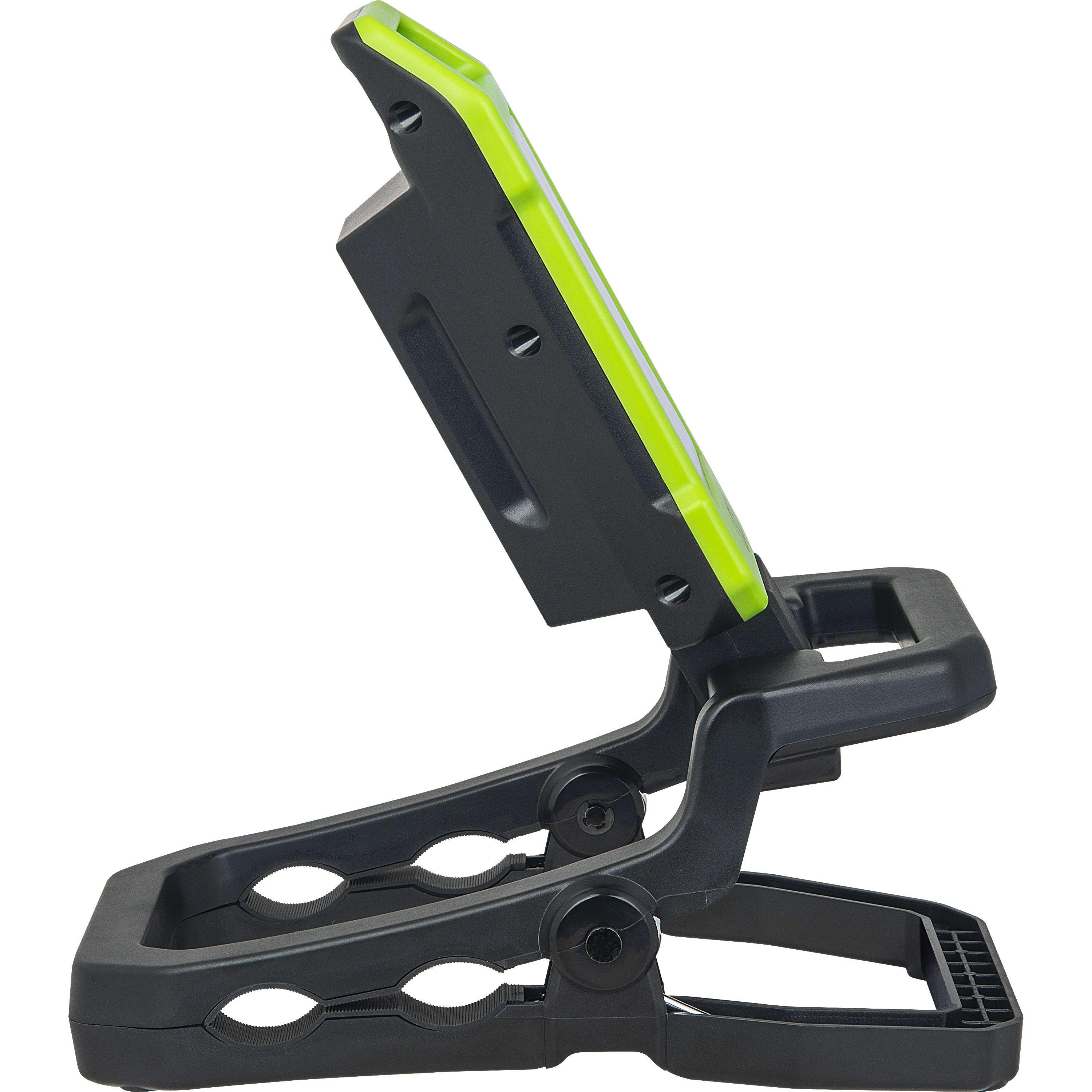 Green And Black - Luceco - Luceco Folding Clamp Worklight USB Rechargeable - 7
