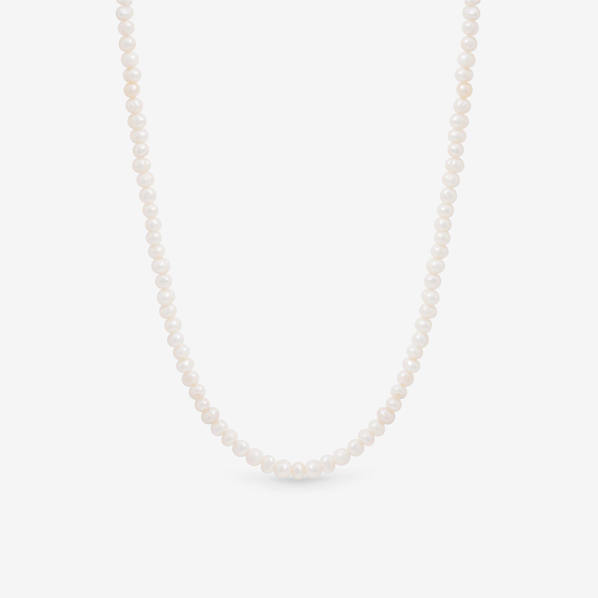 Gold - Jon Richard - Gold Plated Real Freshwater Seed Pearl Necklace - 1