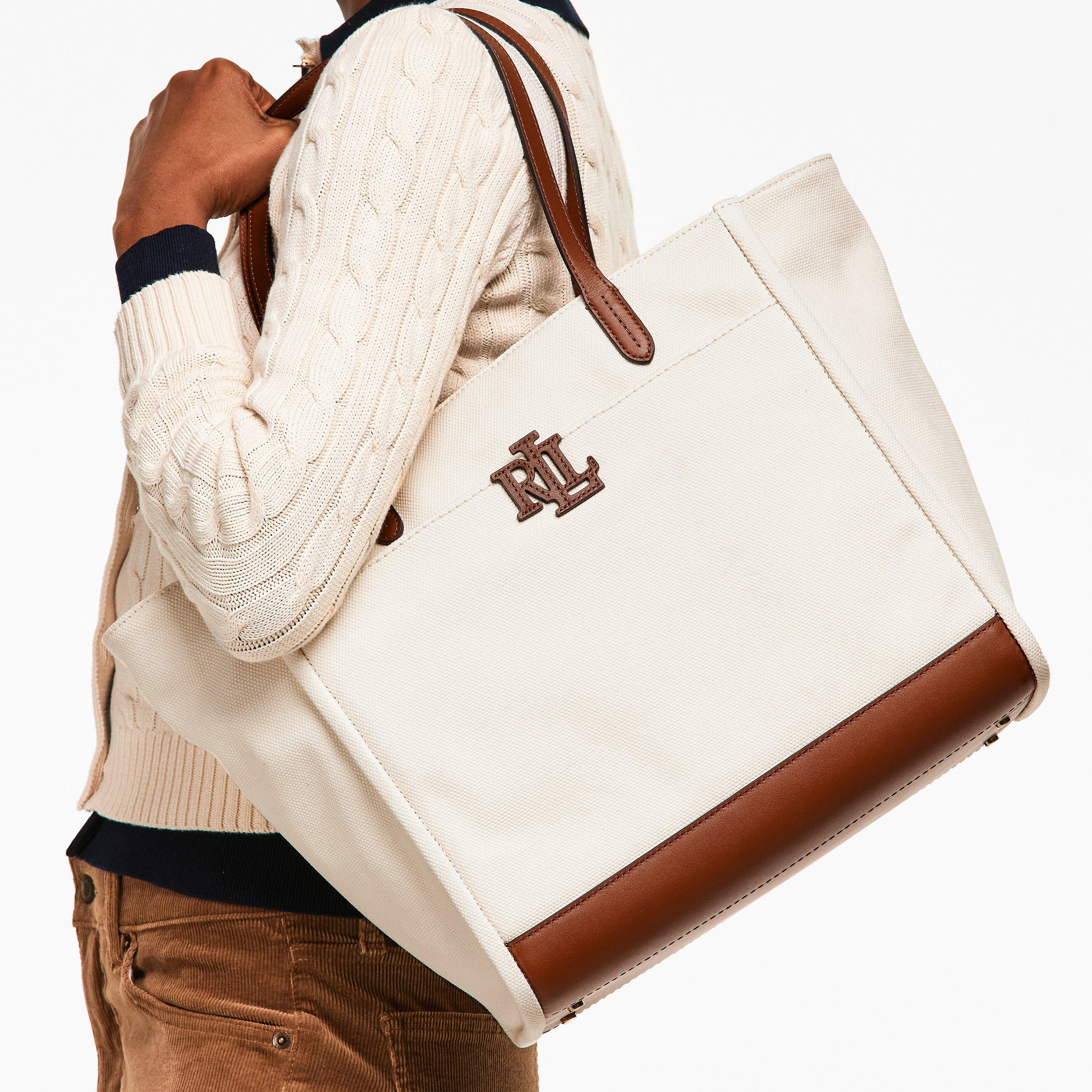 Natural - Lauren by Ralph Lauren - LRL Cameryn L Tote Ld61 - 3