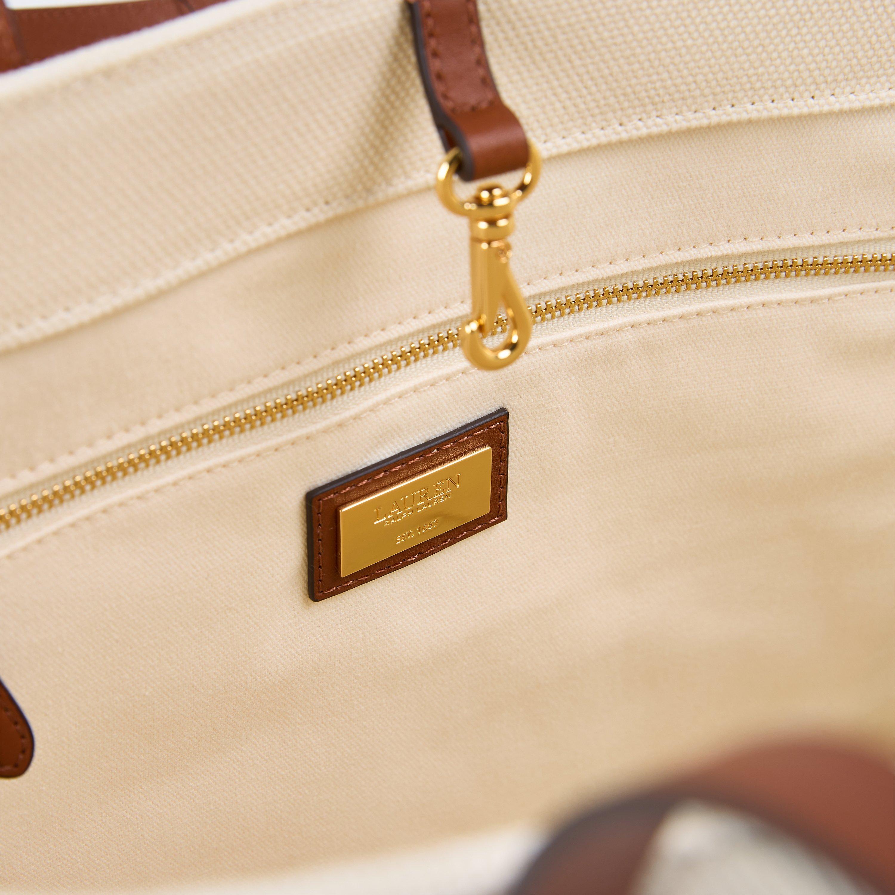 Natural - Lauren by Ralph Lauren - LRL Cameryn L Tote Ld61 - 4