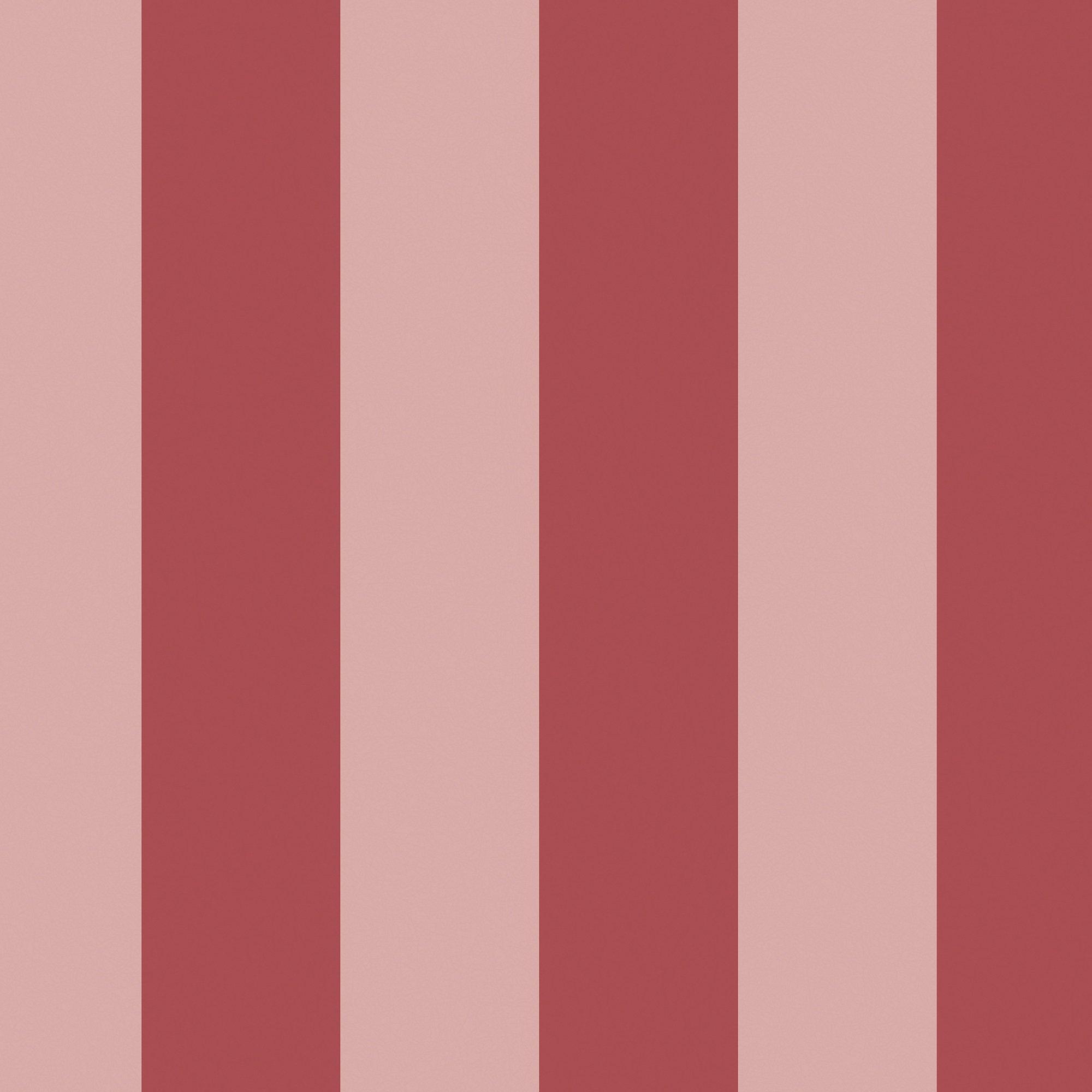 Pink - Cath Kidston - Canopy Stripe Pink & Red Stripped Wallpaper - 3