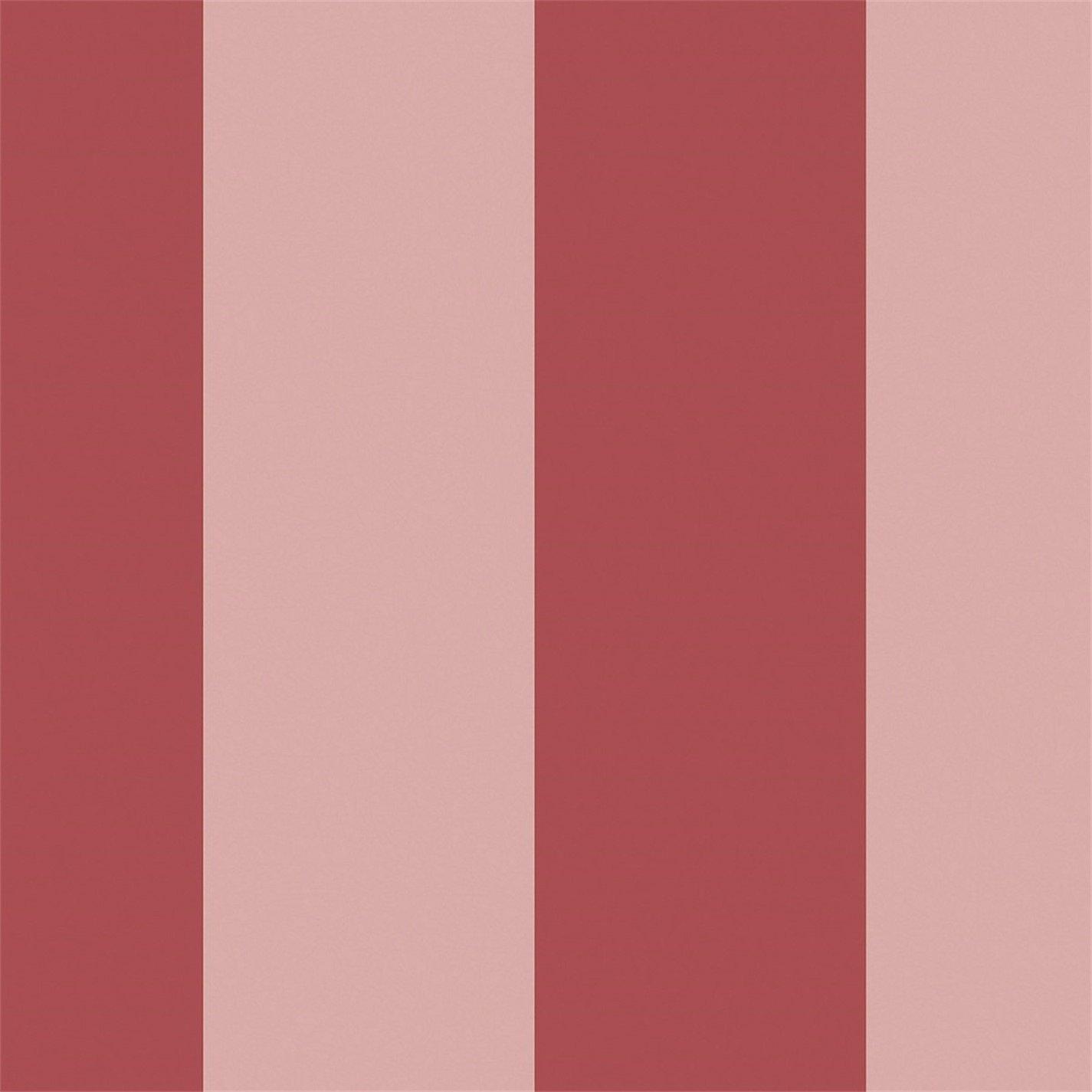 Pink - Cath Kidston - Canopy Stripe Pink & Red Stripped Wallpaper - 5