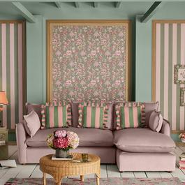 Cath Kidston Friendship Garden Sage Floral Wallpaper