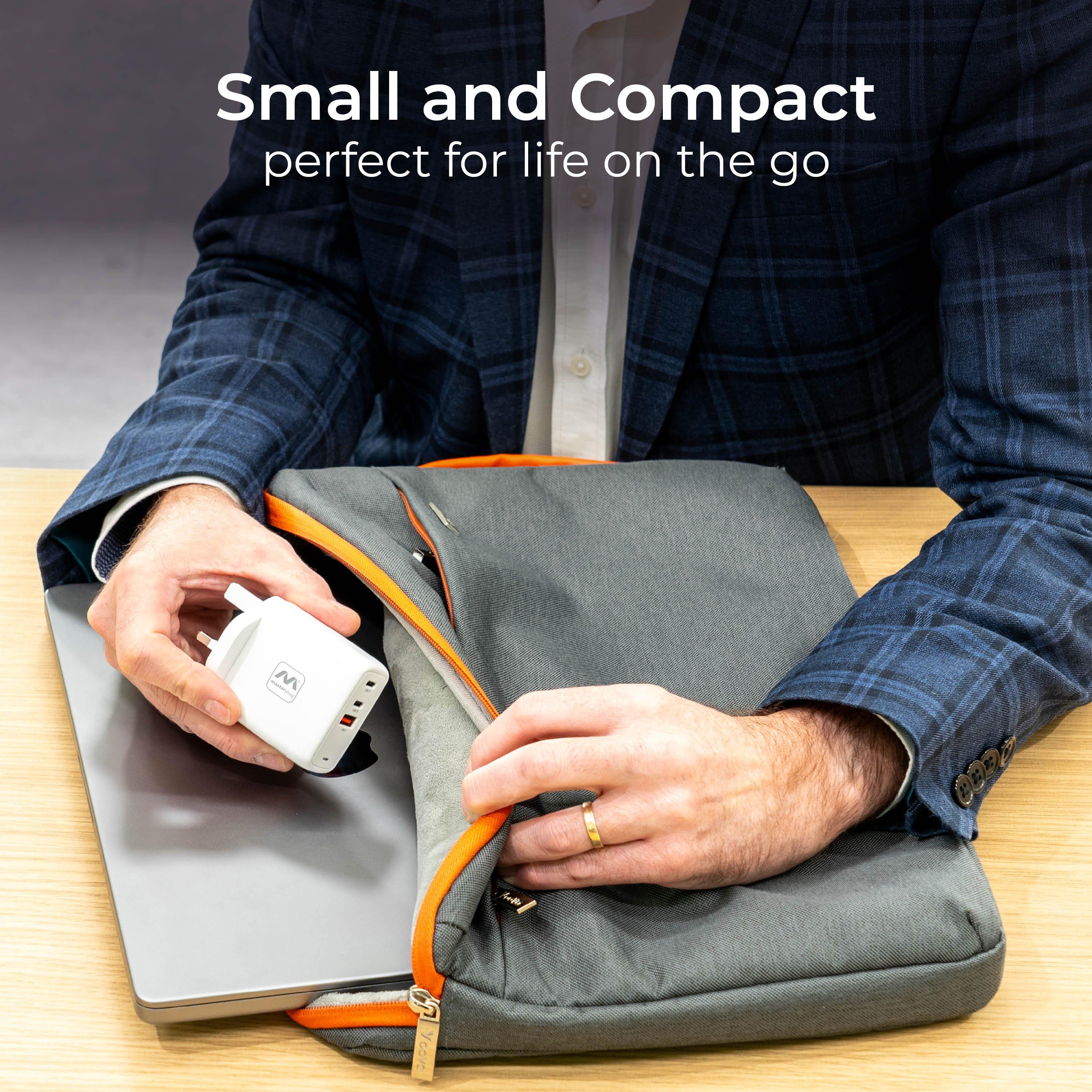 White - Masterplug - Masterplug Charger Plug USB 1 x Type A & 2 x USB - 7