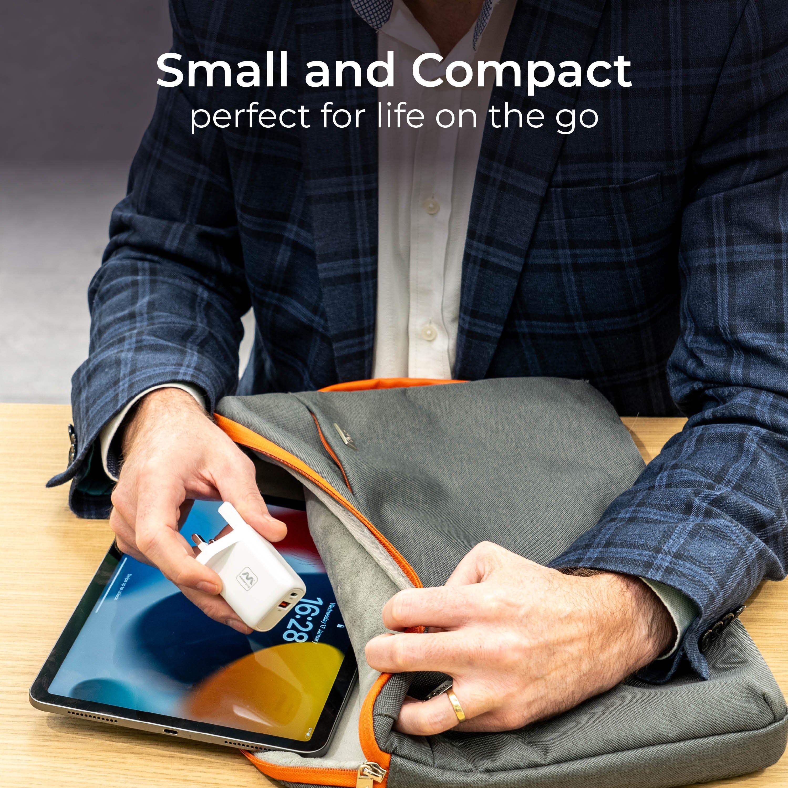 White - Masterplug - Masterplug Charger Plug USB A & C Ports - 7