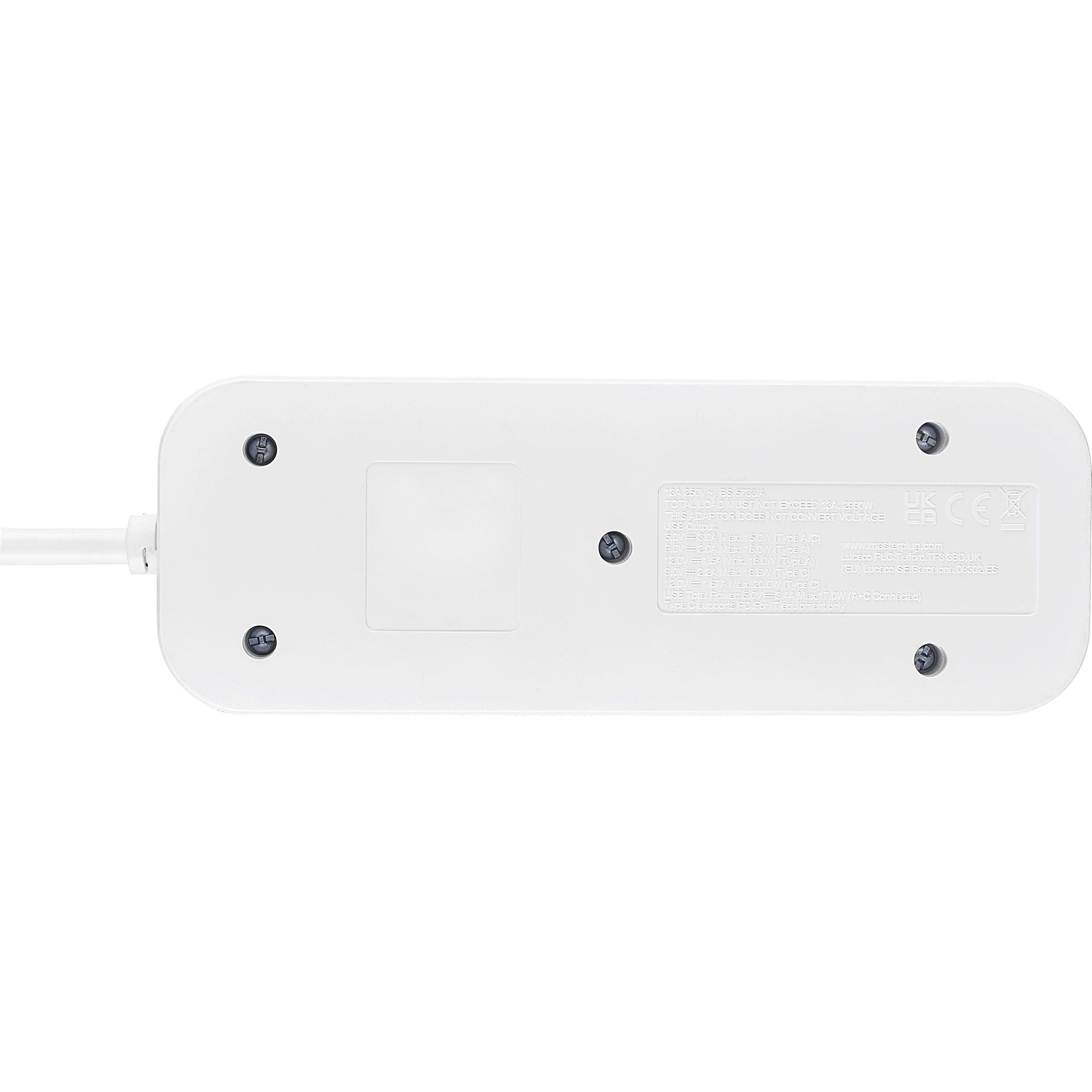 White - Masterplug - MASTERPLUG UK TO USA CHARGING STATION - 5