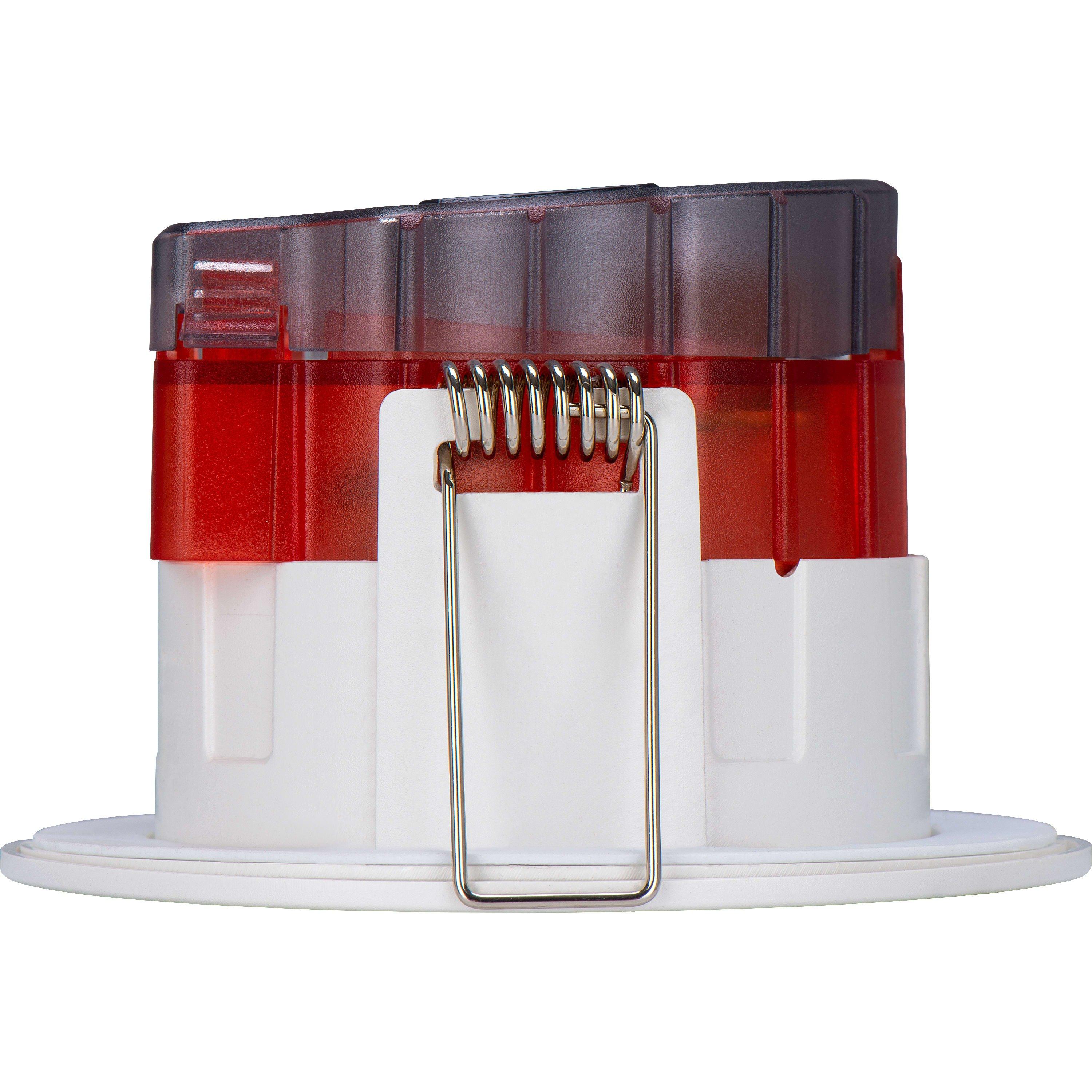 White - Luceco - Luceco Ftype Spot Downlight IP65 3000K 515lm x10 - 5