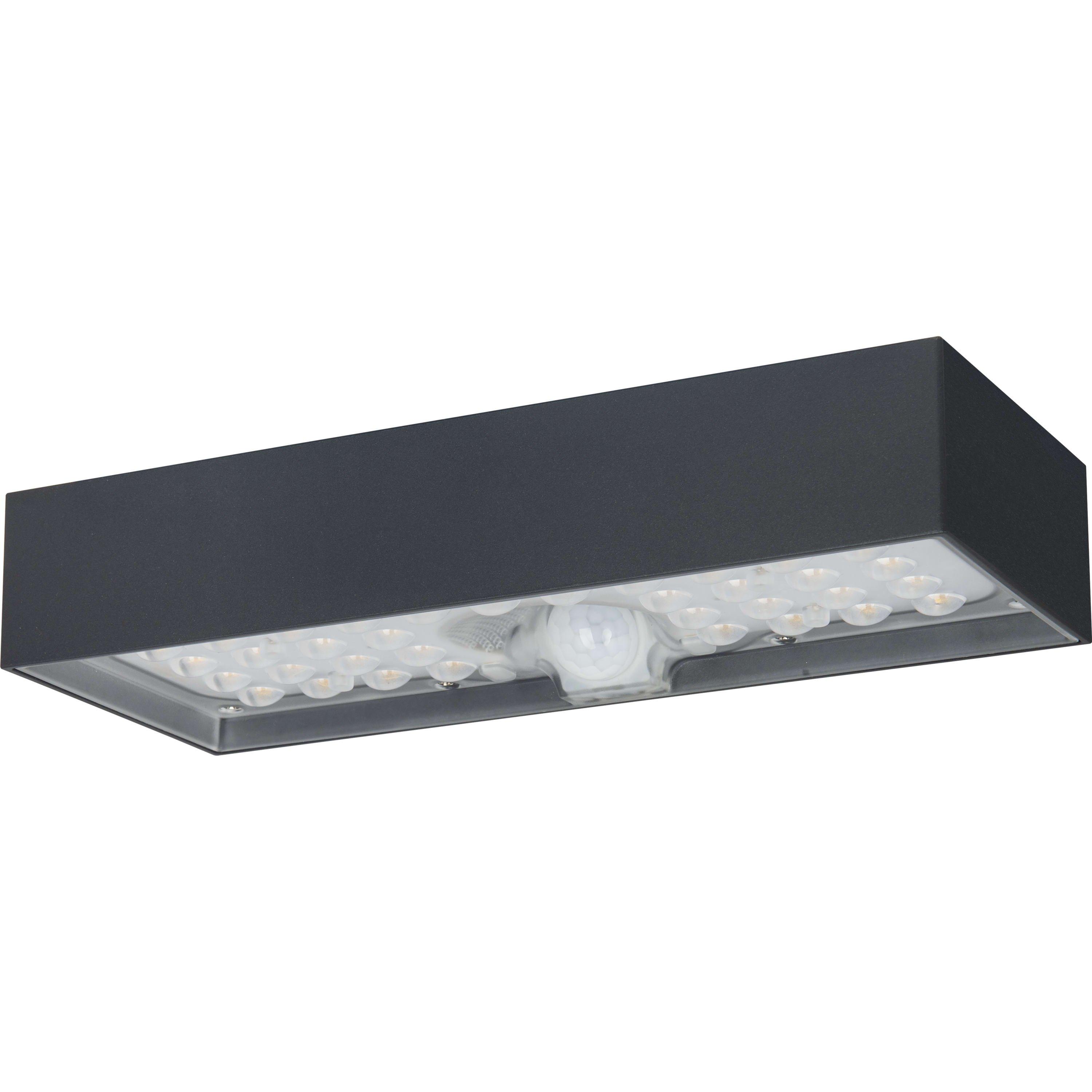 Grey - Luceco - Luceco Solar Brick Light with PIR Motion Sensor - 4