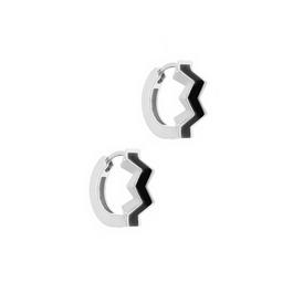 All We Are Oceano Enamel Huggie Earrings