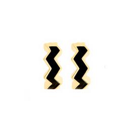 All We Are Oceano Enamel Huggie Earrings