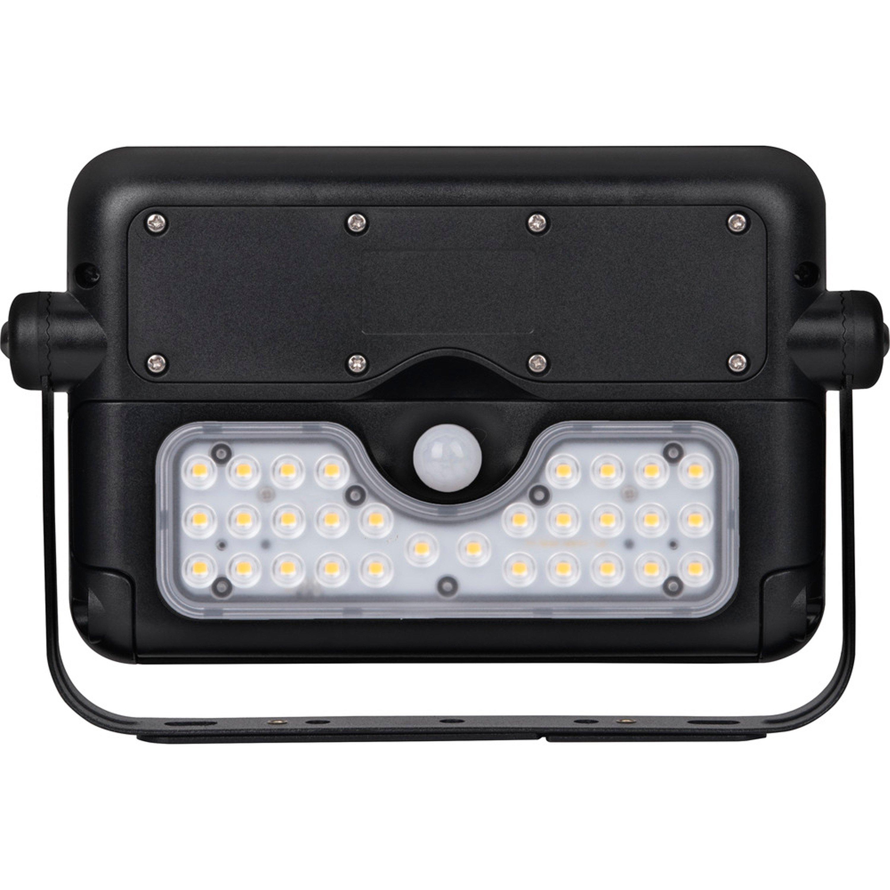 Black - Luceco - Solar Guardian PIR Motion Sensor Floodlight - 2