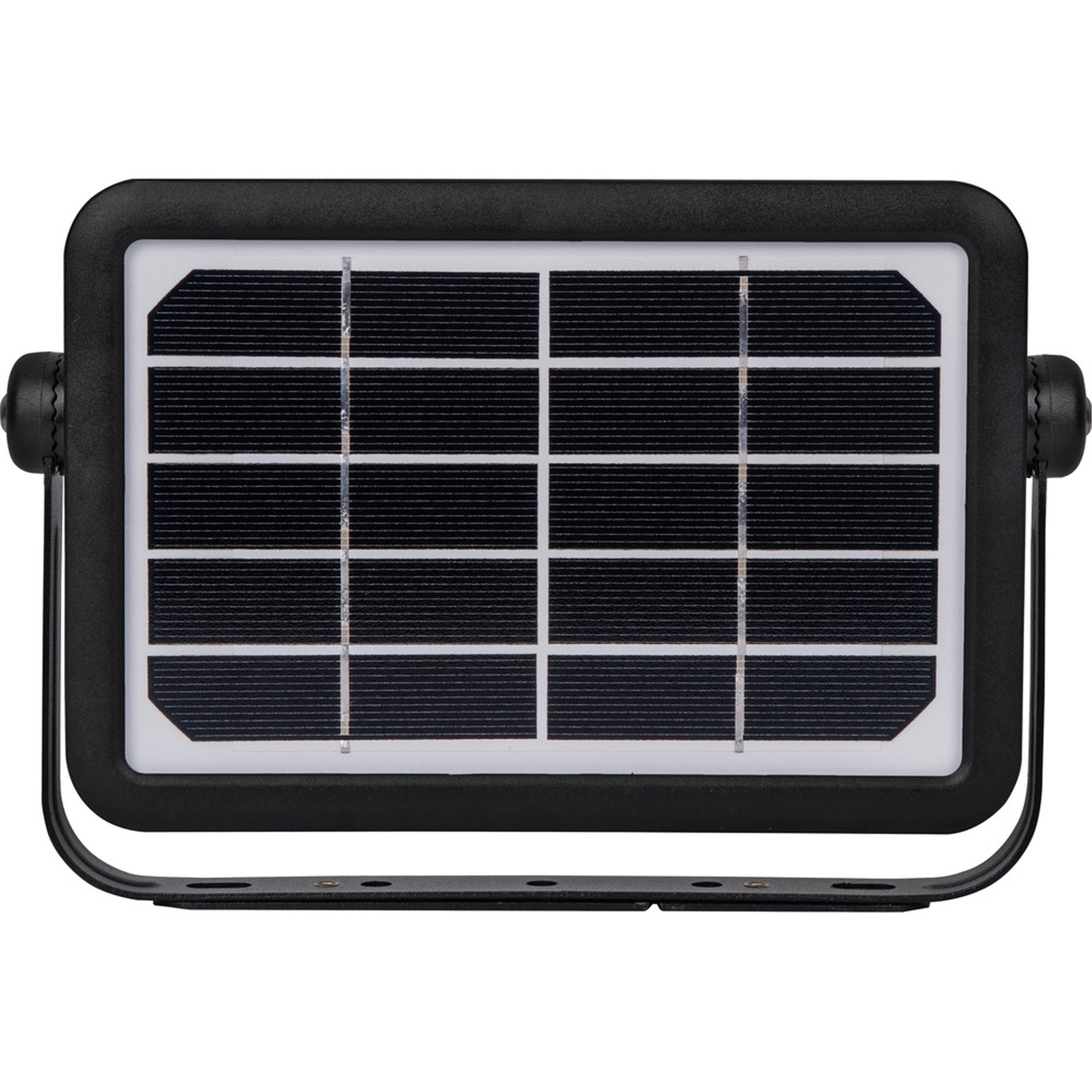 Black - Luceco - Solar Guardian PIR Motion Sensor Floodlight - 5