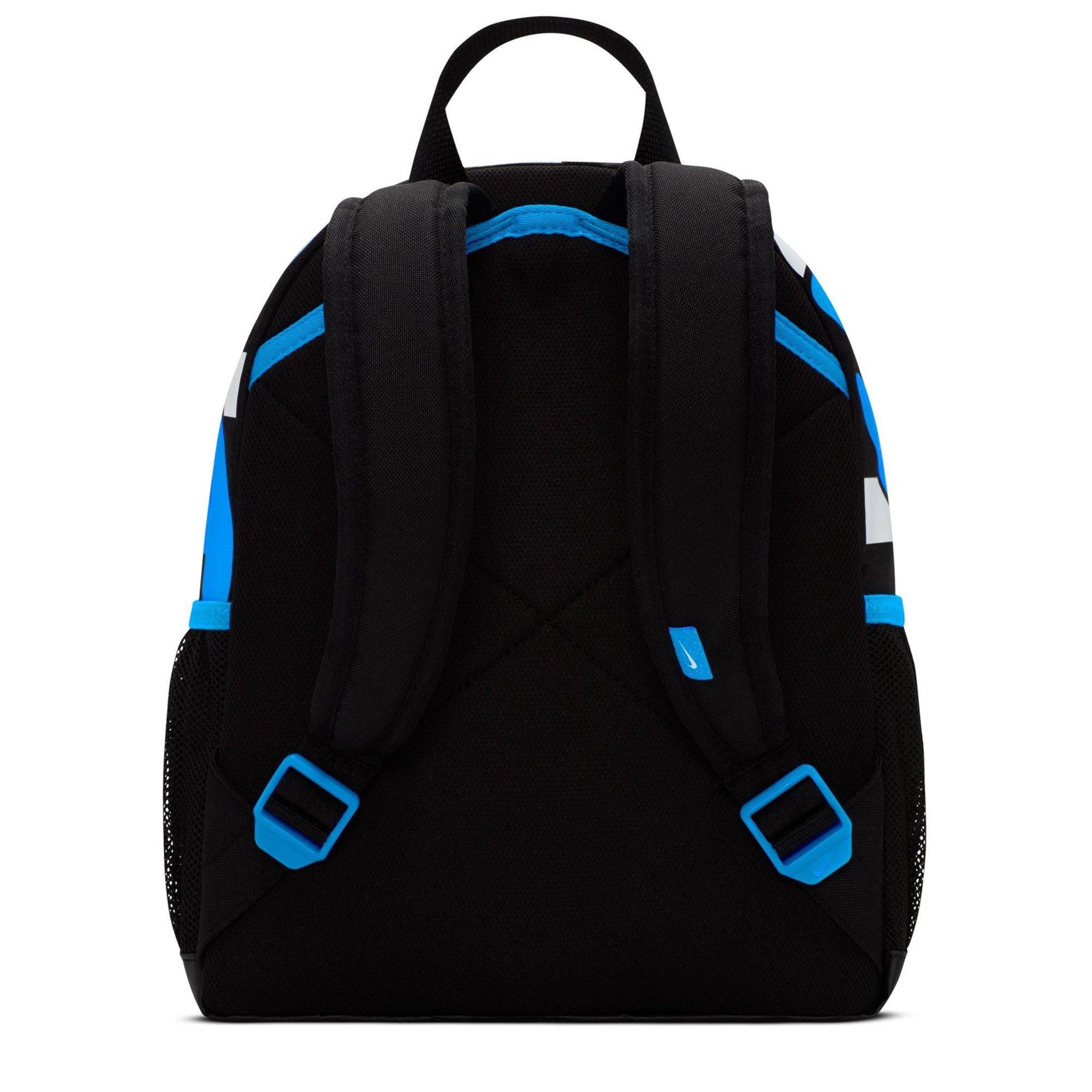 Blk/Photo Blue - Nike - Brasilia Swooshy Juniors Mini Backpack - 2
