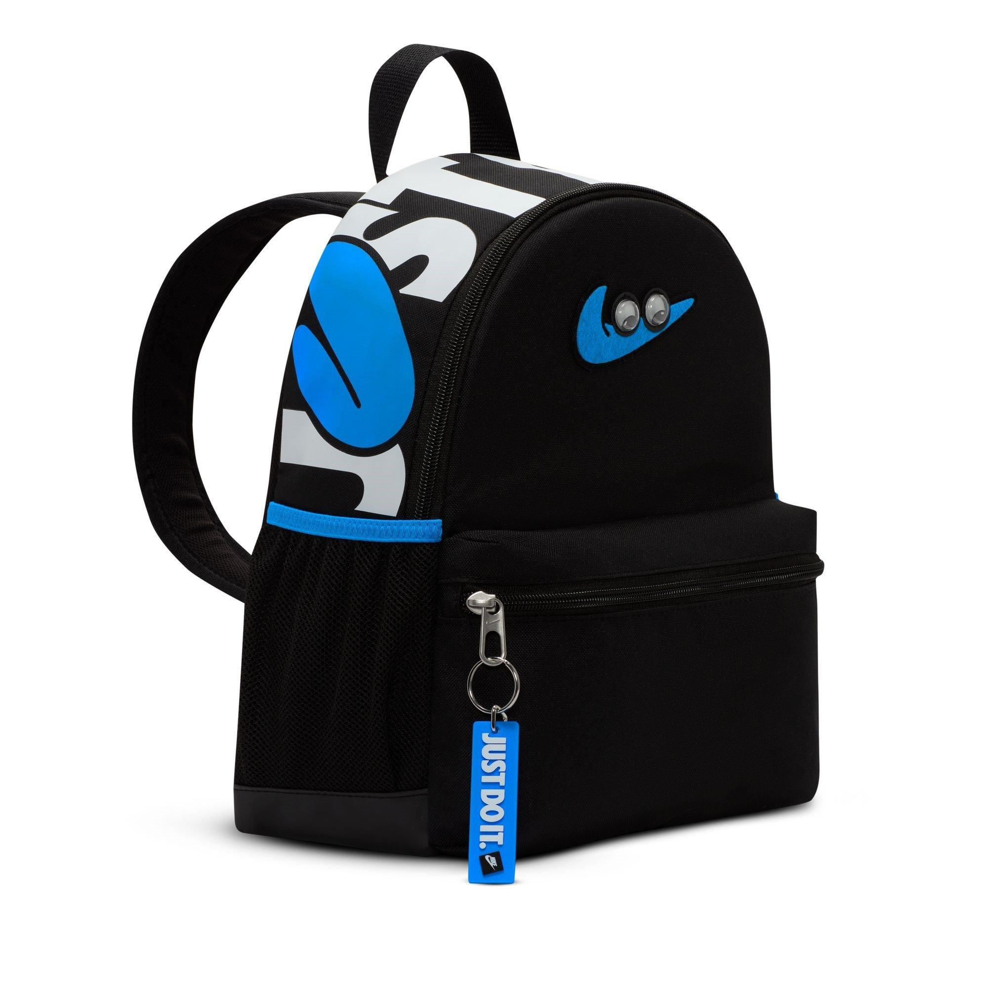 Blk/Photo Blue - Nike - Brasilia Swooshy Juniors Mini Backpack - 4