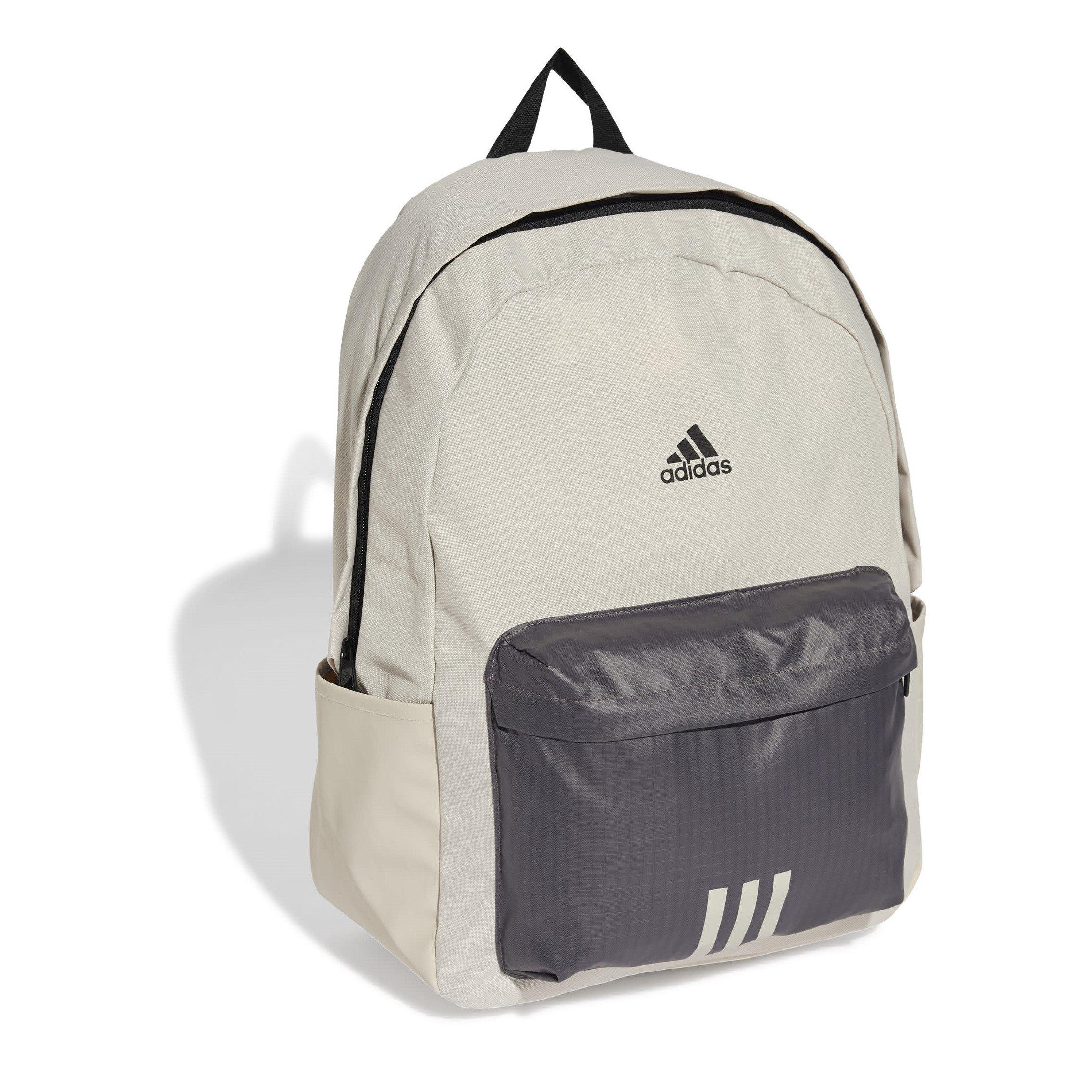 Alumina/Black - adidas - Classic Badge of Sport 3 Stripes Backpack - 3