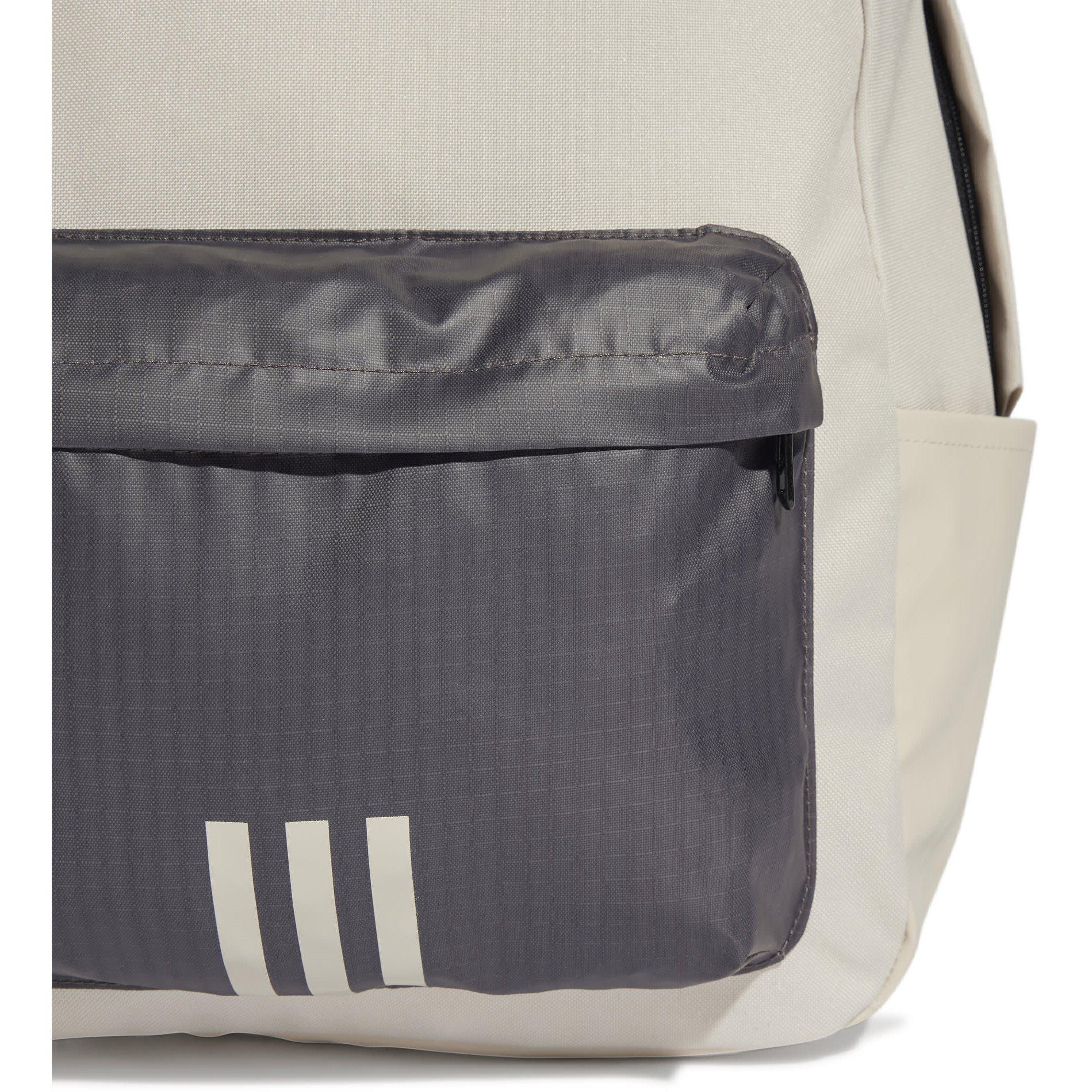 Alumina/Black - adidas - Classic Badge of Sport 3 Stripes Backpack - 6