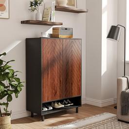 Cottonfy UK Jagged stripe 6-Tier Shoe Cabinet