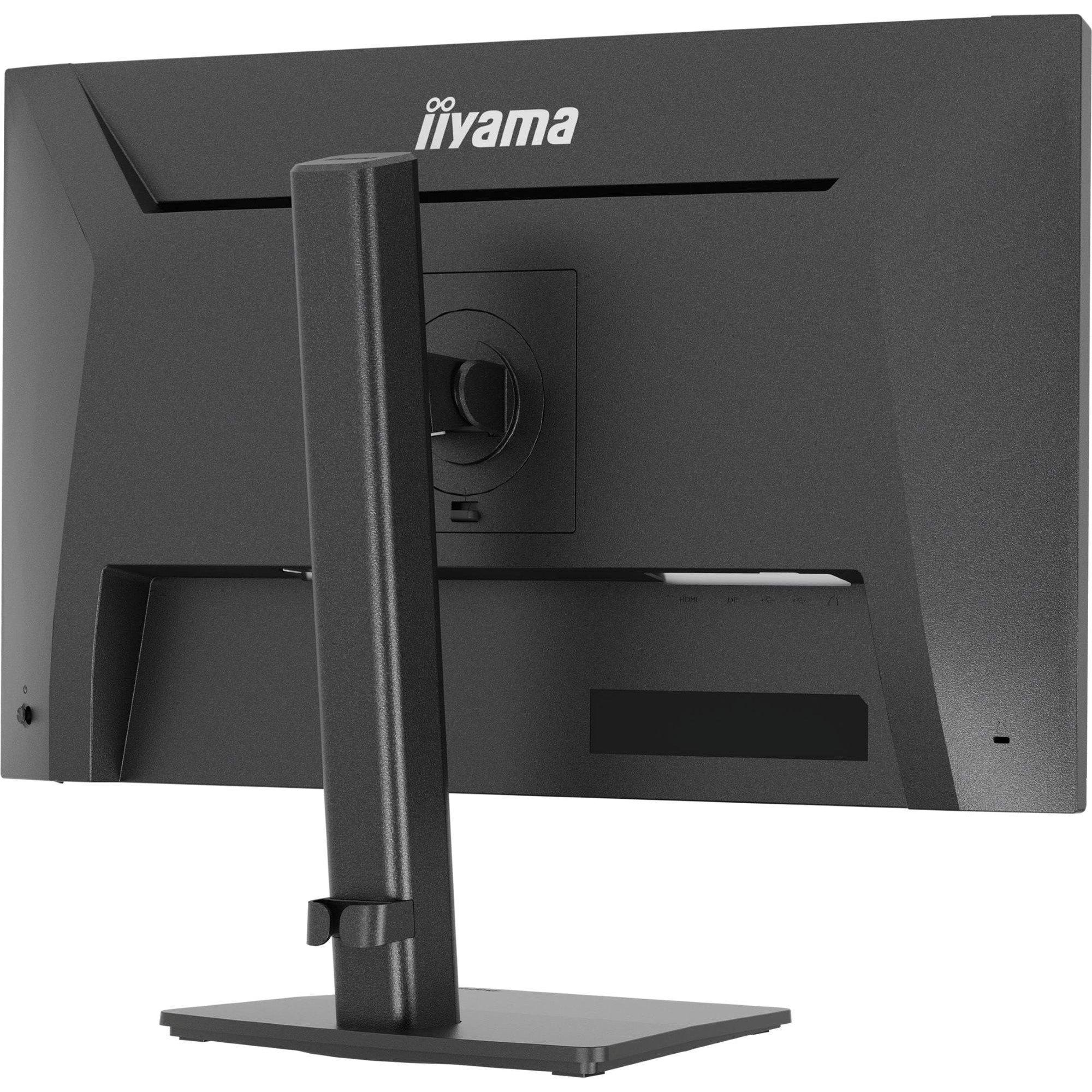 Black - iiyama - ProLite XB2793QSU-B1 27 Quad HD IPS 75Hz 1ms Height Adjustable Monitor with Speakers - 6