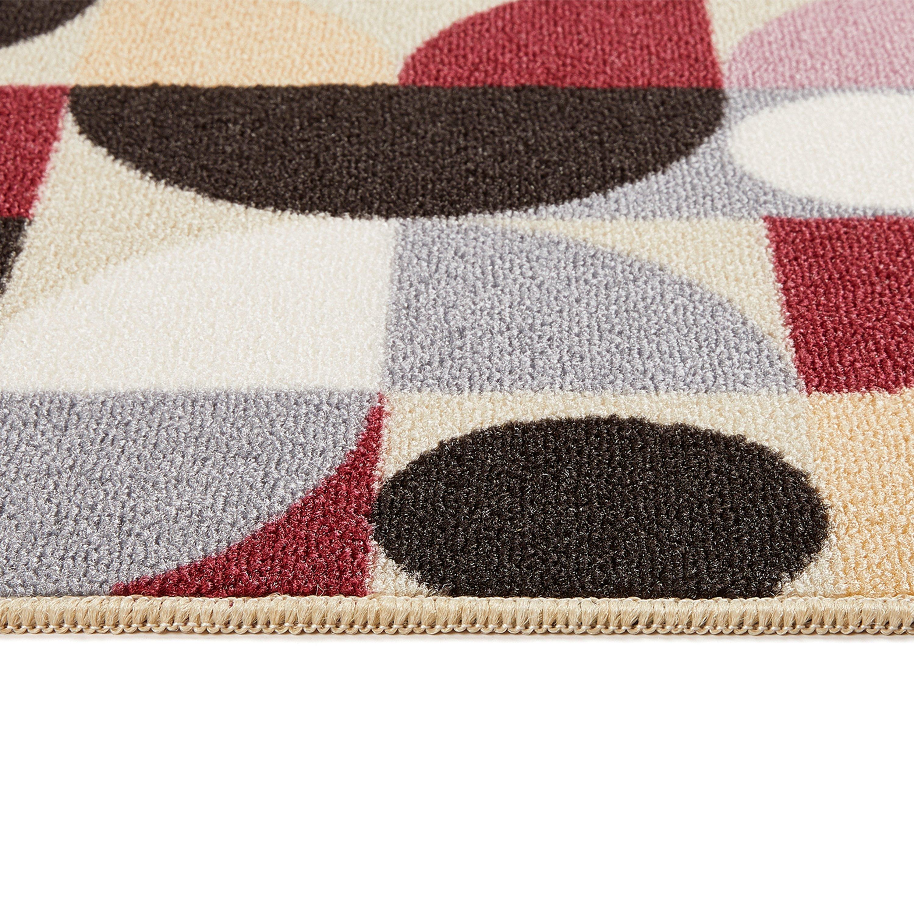 Beige - My Mat - Printed Loop Purple Geo 2pcs - 5