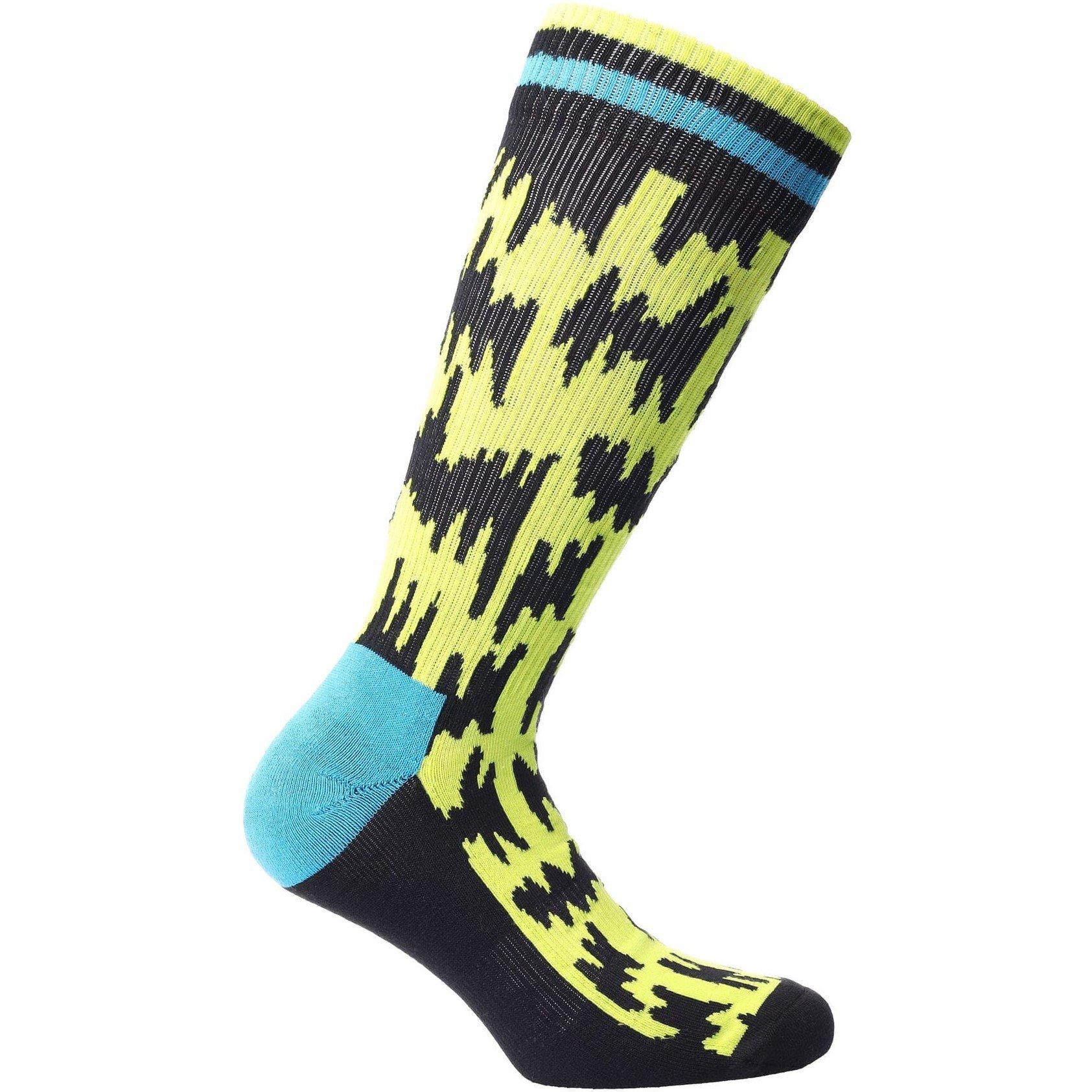 Green - Happy Socks - Soundwave Crew Socks - 1