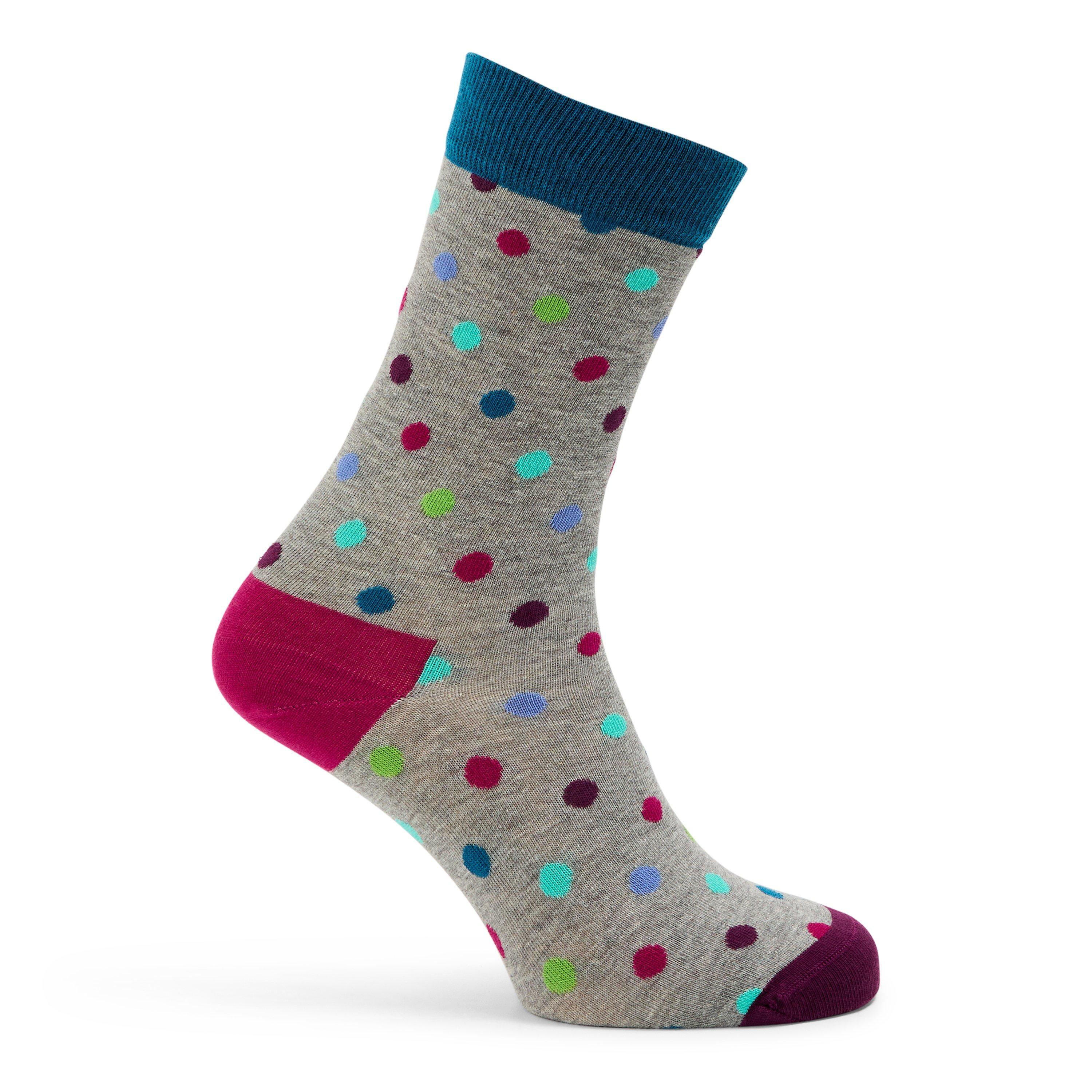 Grey - Happy Socks - Women's Dot Pop - 1