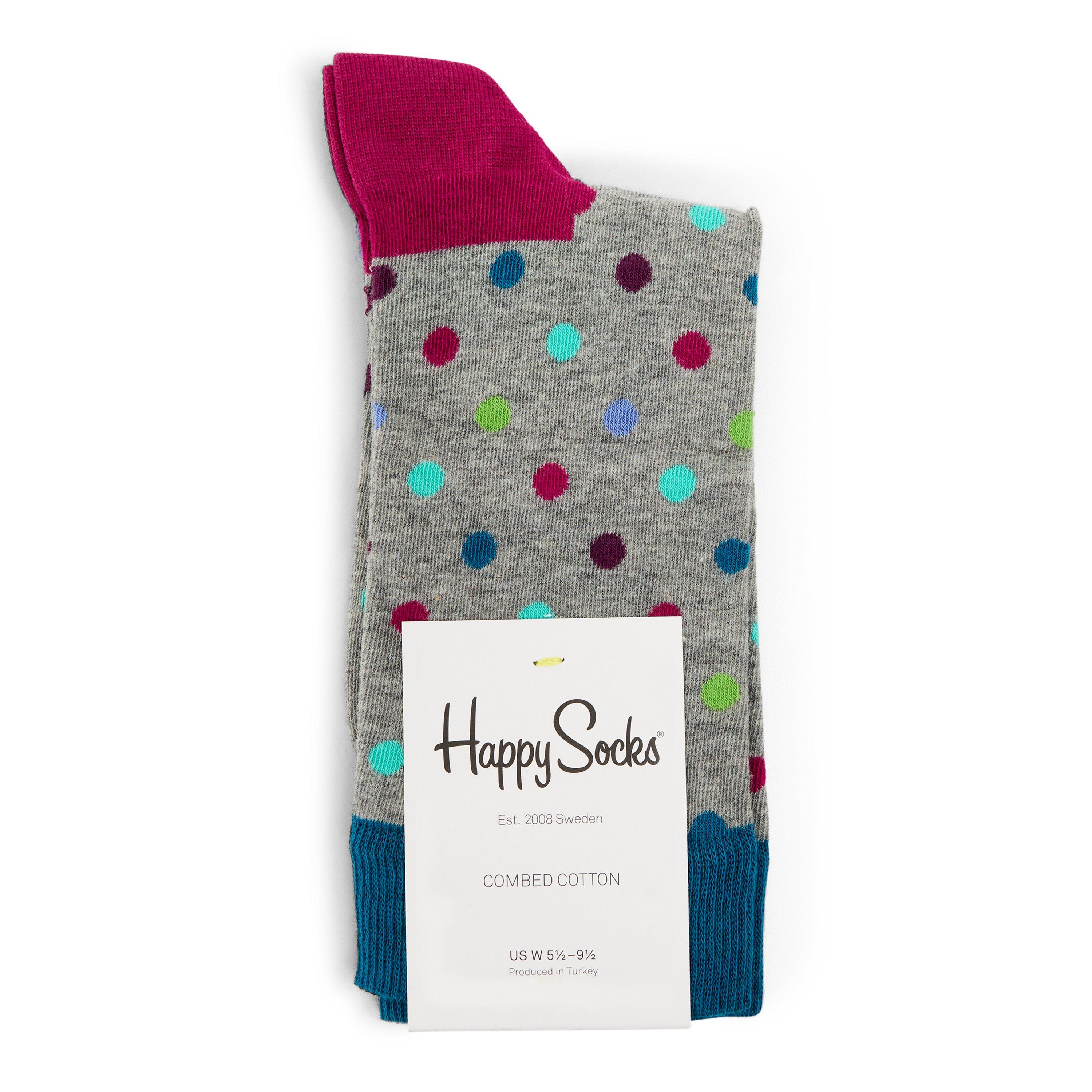Grijs - Happy Socks - Ladies Dot Sk 99 - 2