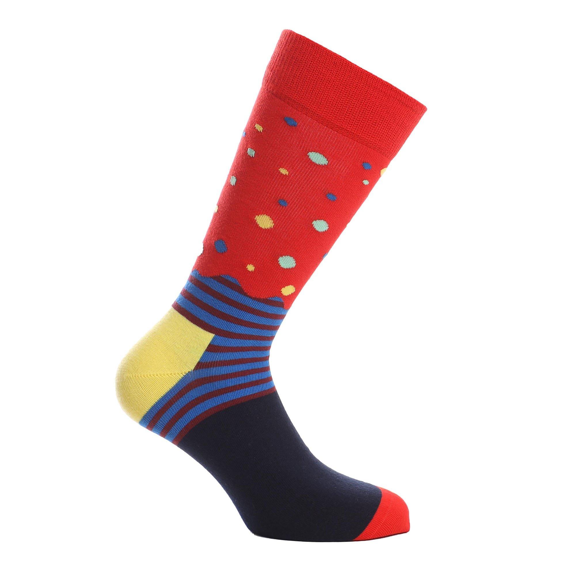 Red - Happy Socks - World¿S Strongest Dad Socks - 2