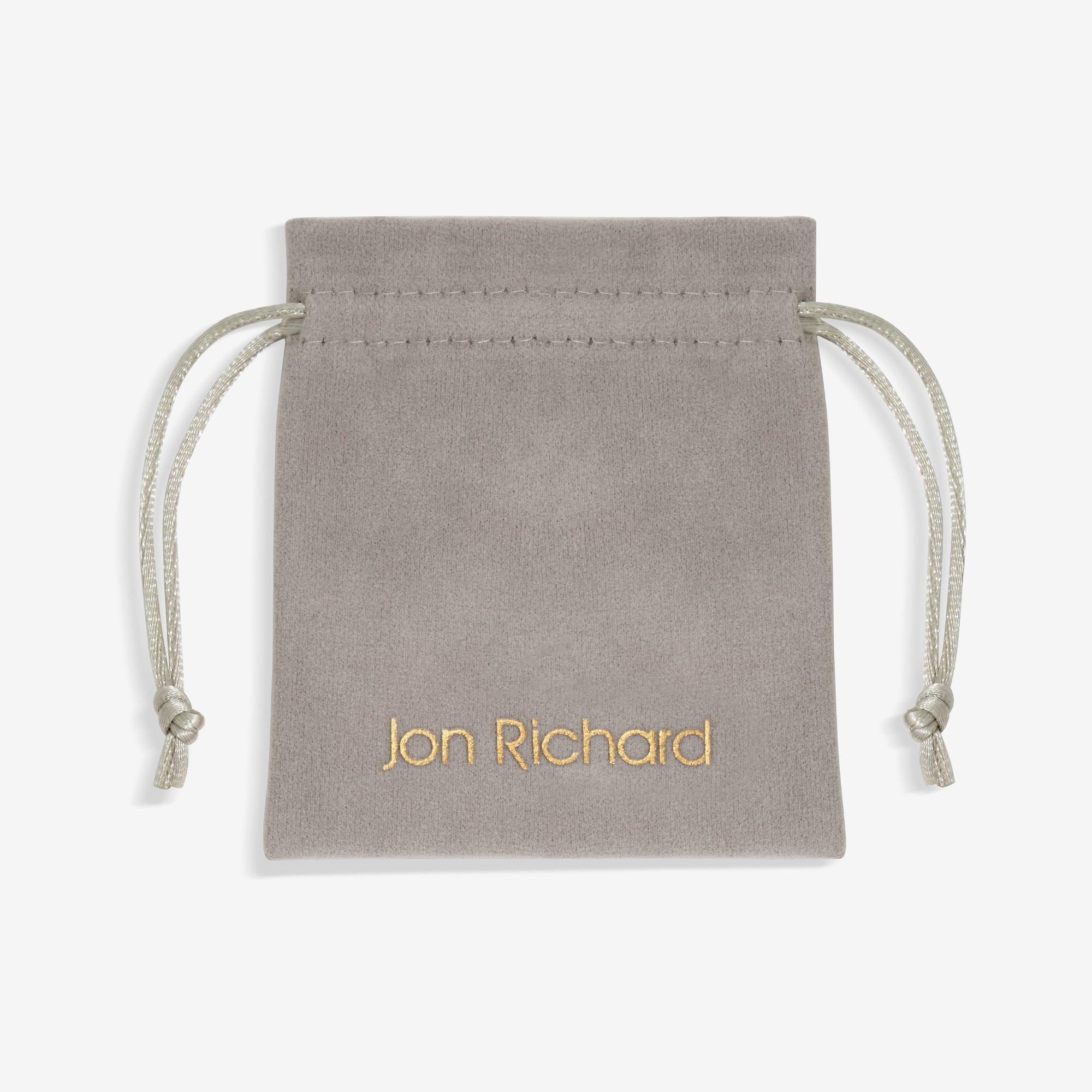 Gold - Jon Richard - Gold Plated Real Freshwater Pearl Huggie Earrings - 2