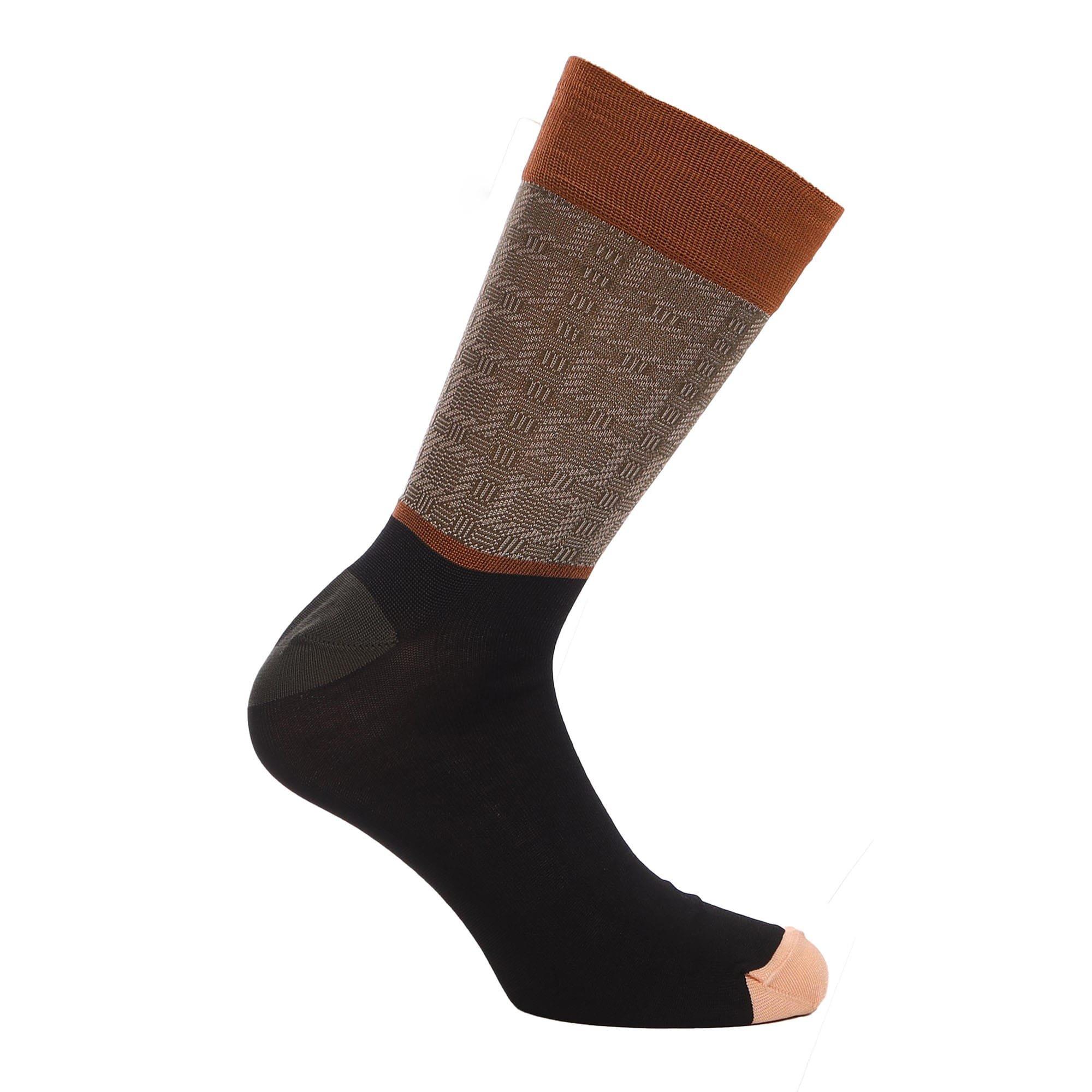 Black - Happy Socks - Dressed Square Crew Socks - 2