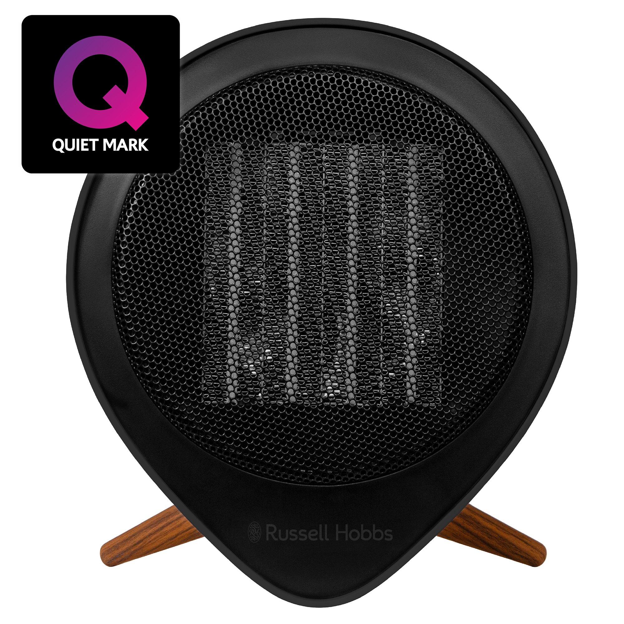 Black - Russell Hobbs - RHMCH1009B-SCA 1.5kw Tripod Mini Ceramic Heater - 9