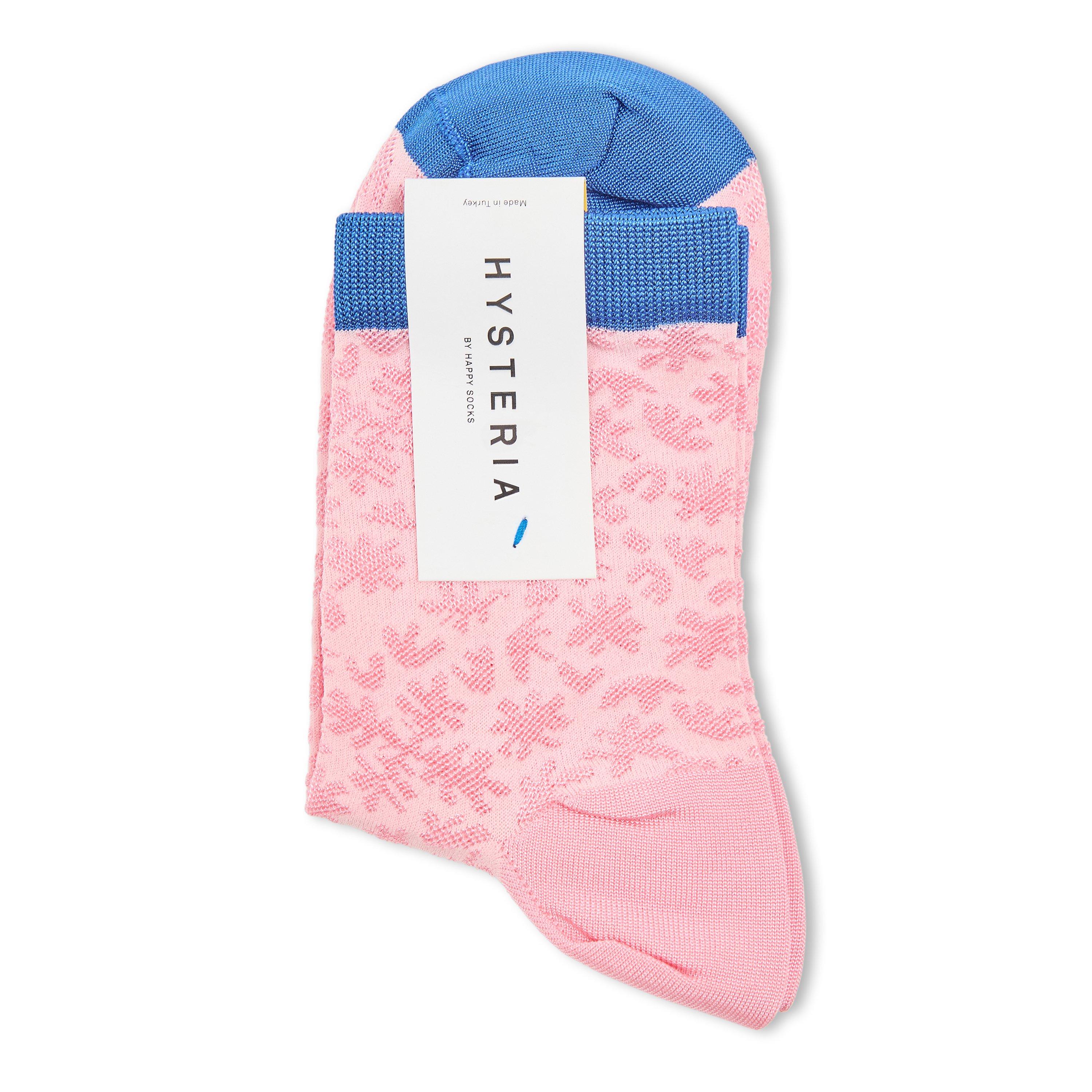 Pink - Happy Socks - Lotta Ankle Pop - 1