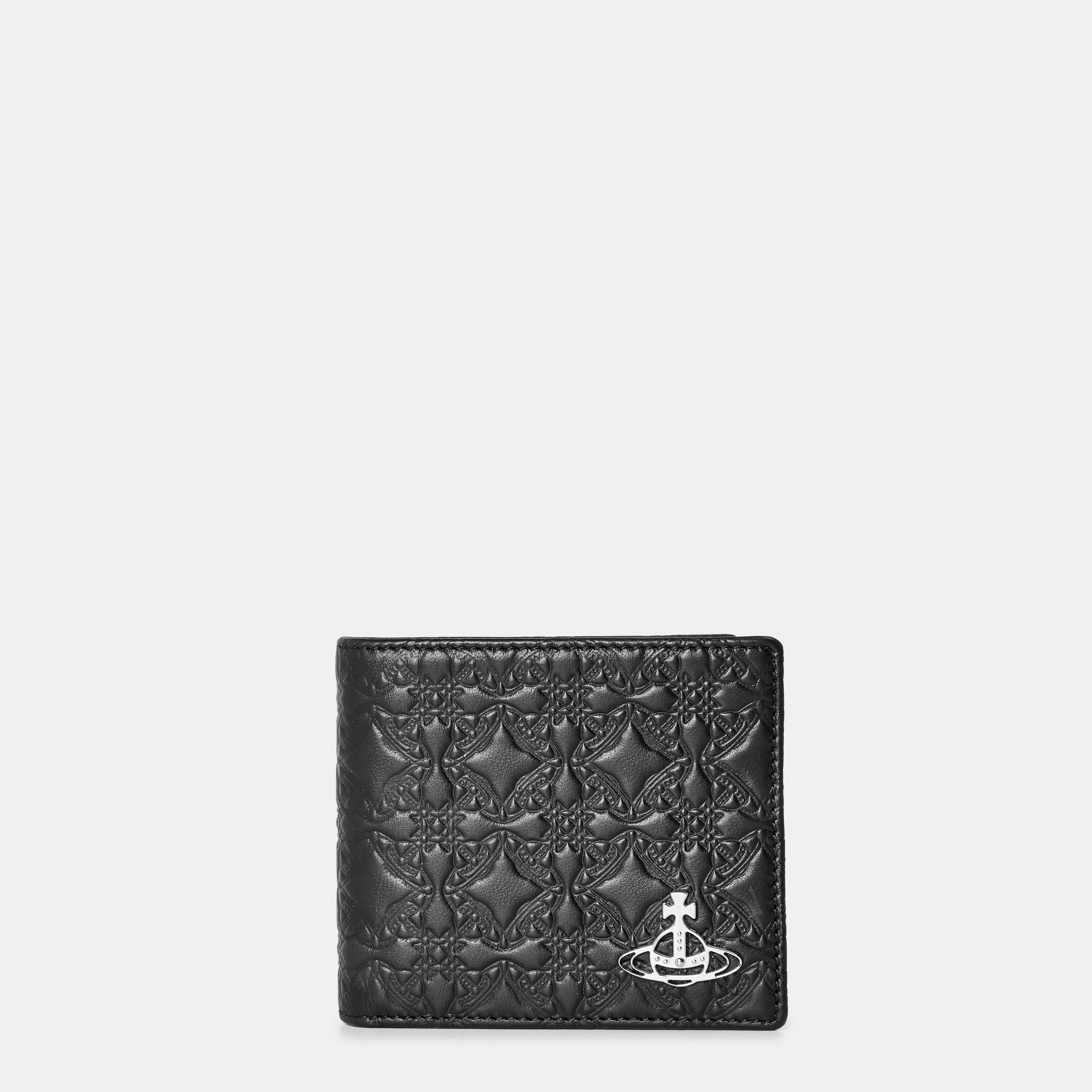 Vivienne Westwood Men's Viv Embossed Billfold Wallet - Black